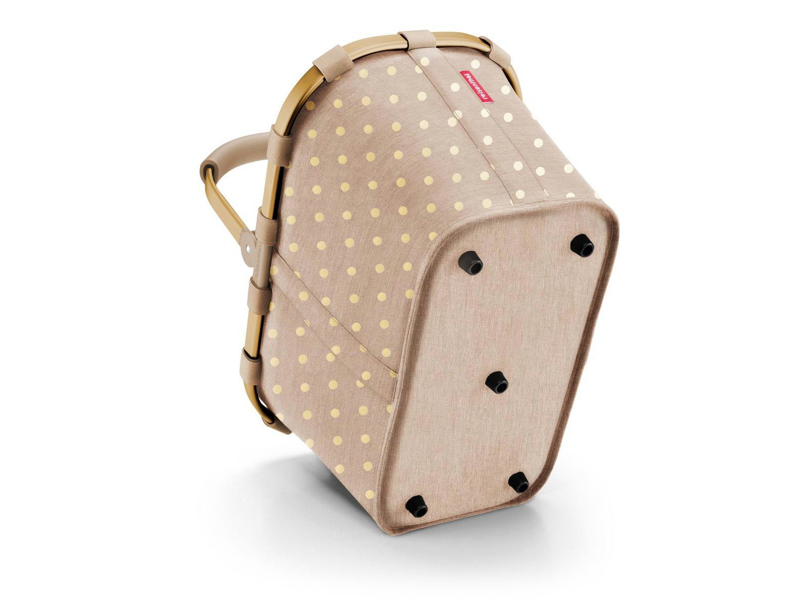 REISENTHEL® Einkaufskorb carrybag frame metallic dots coffee – Bild 3 von 5