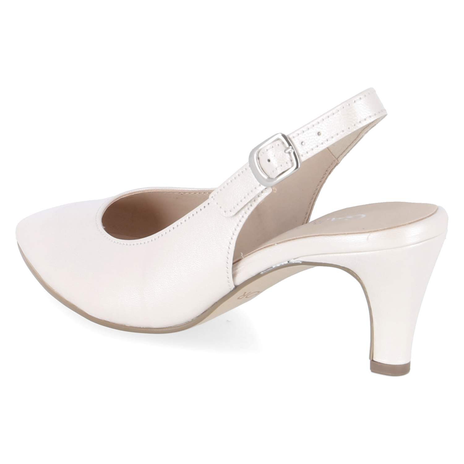 Gabor Gabor 81.590.61 Damen Glattleder white Slingpumps