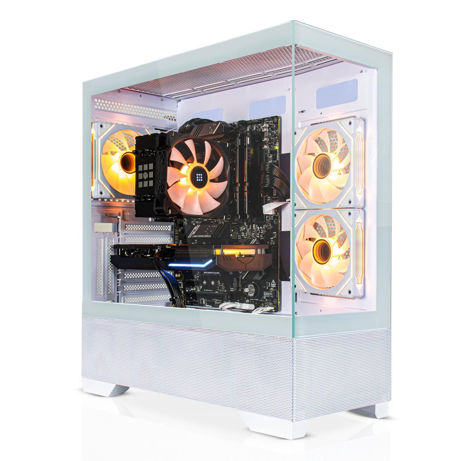 SYSTEMTREFF AMD Ryzen 5 7500F mit Nvidia GeForce RTX 5060 Ti 8GB Gaming-PC (AMD 7500F 7500F, Nvidia GeForce RTX 5060 Ti, 16 GB RAM, 1000 GB SSD, Luftkühlung)