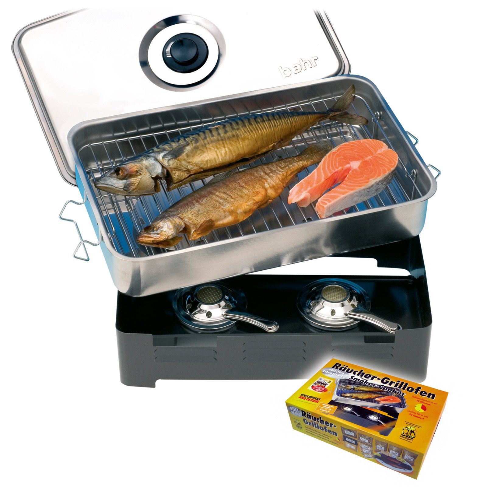 Behr Räucherofen Behr Räucherofen Edelstahl Tischräucherofen Grill Smoker