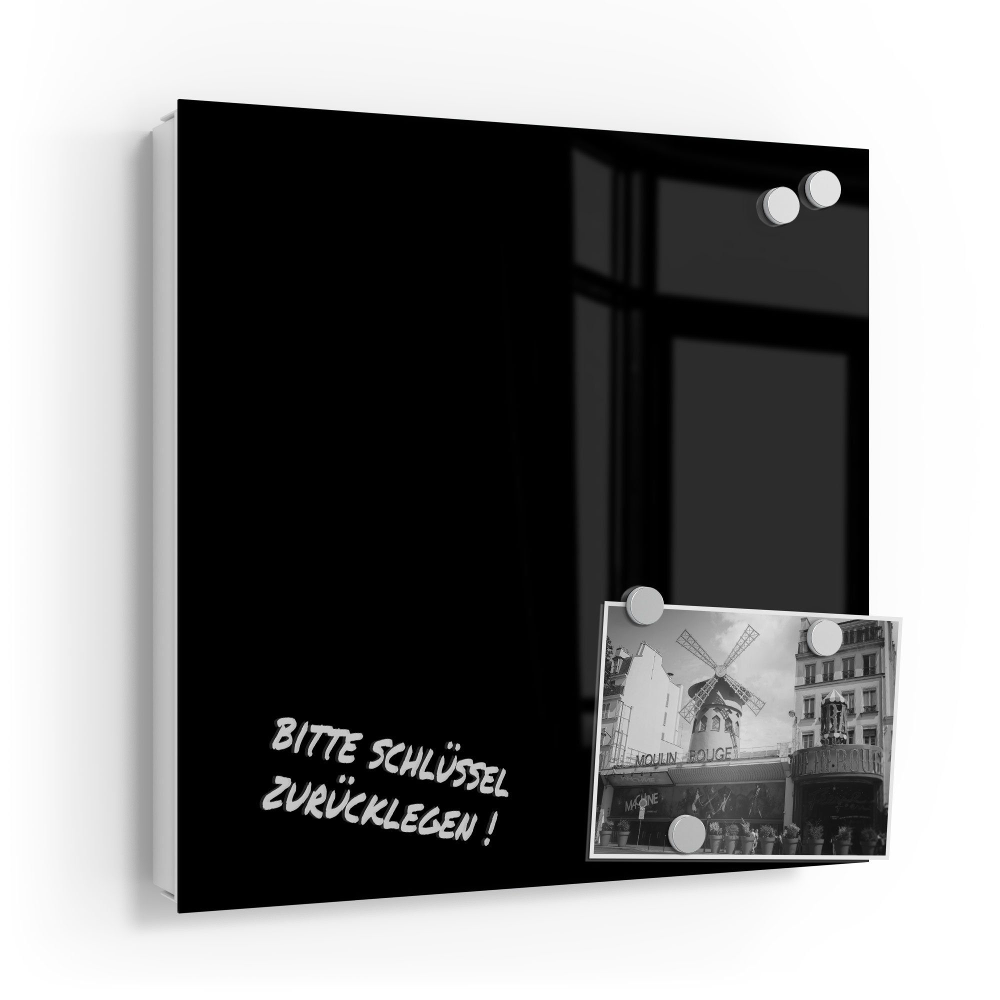 DEQORI Schlüsselkasten 'Unifarben - Schwarz', Glas günstig online kaufen