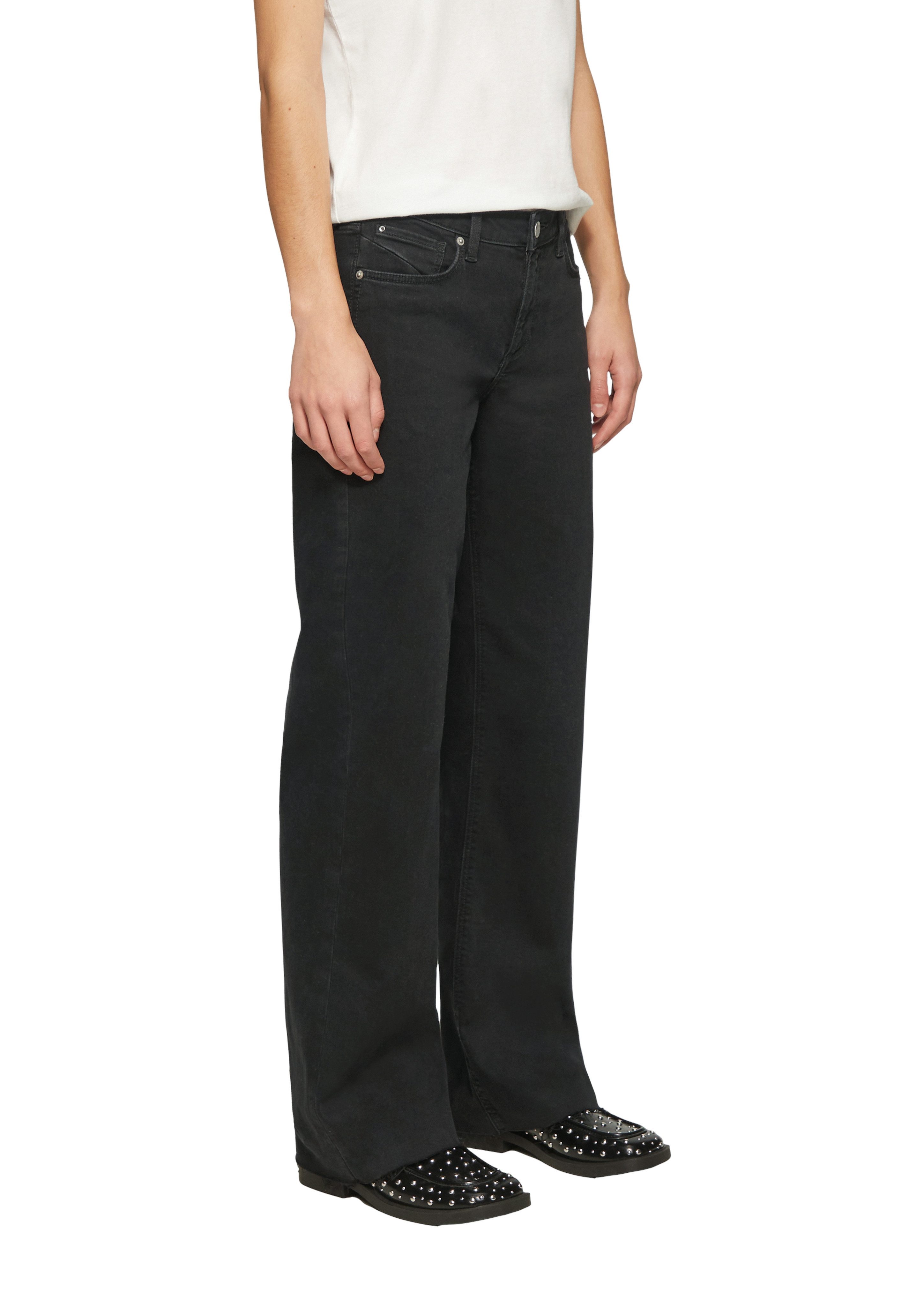 QS Stretch-Jeans CATIE Wide Leg im Five-Pocket Style günstig online kaufen