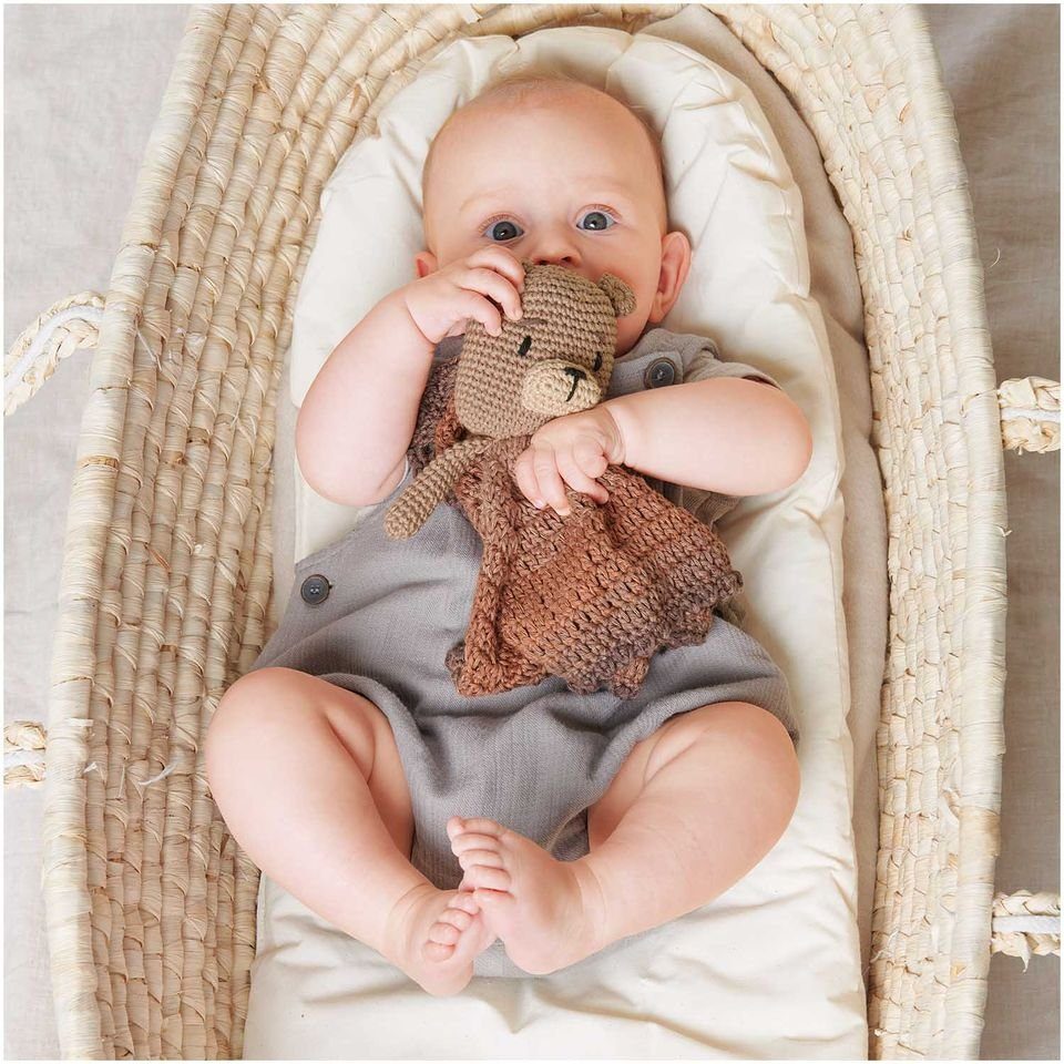Rico Design Kreativset Ricorumi Baby Blankies, Set zum Häkeln eines Babyspielzeuges