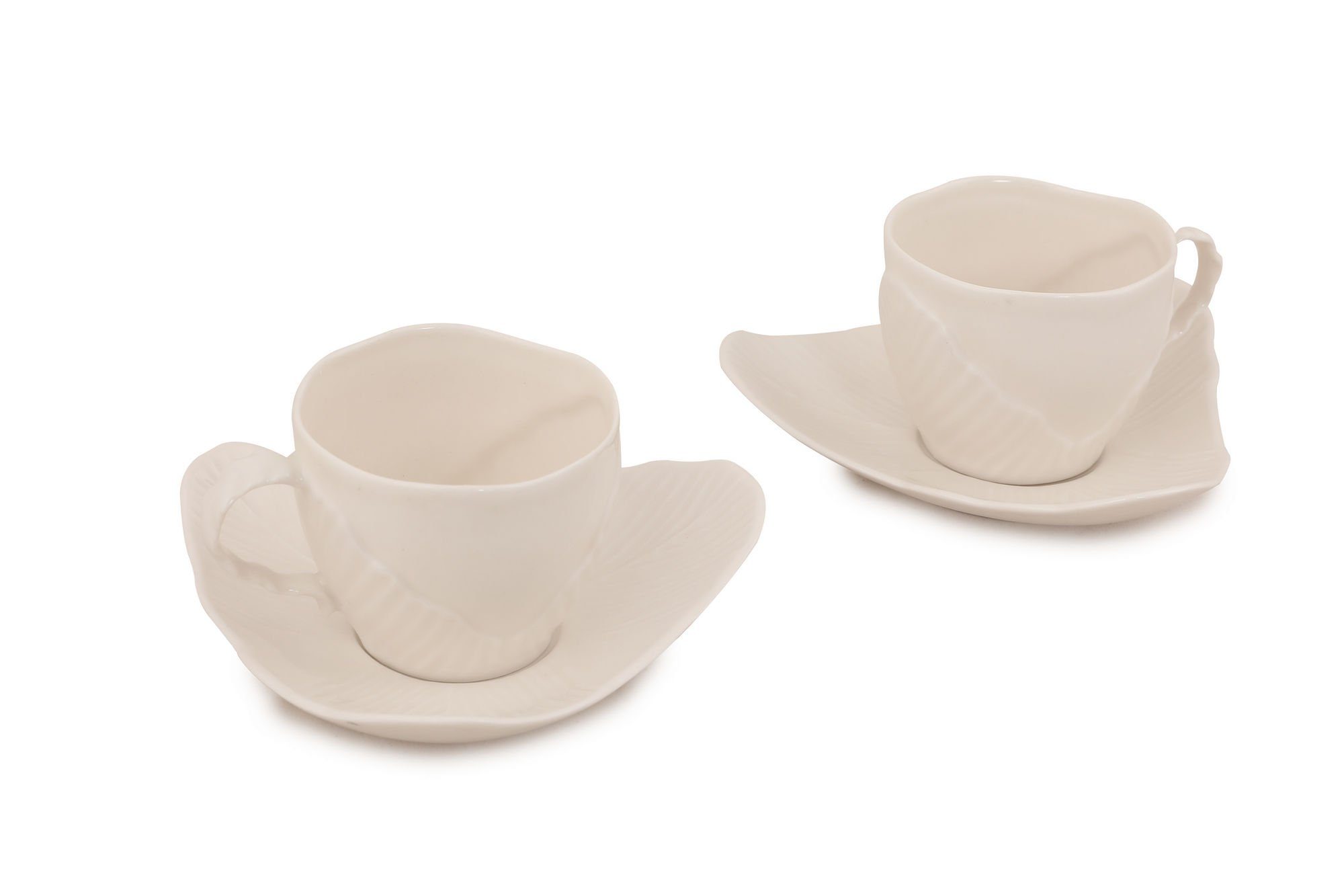 Hermia Concept Tasse KTP3202, Sahne, 100% Porzellan Kaffeetassen