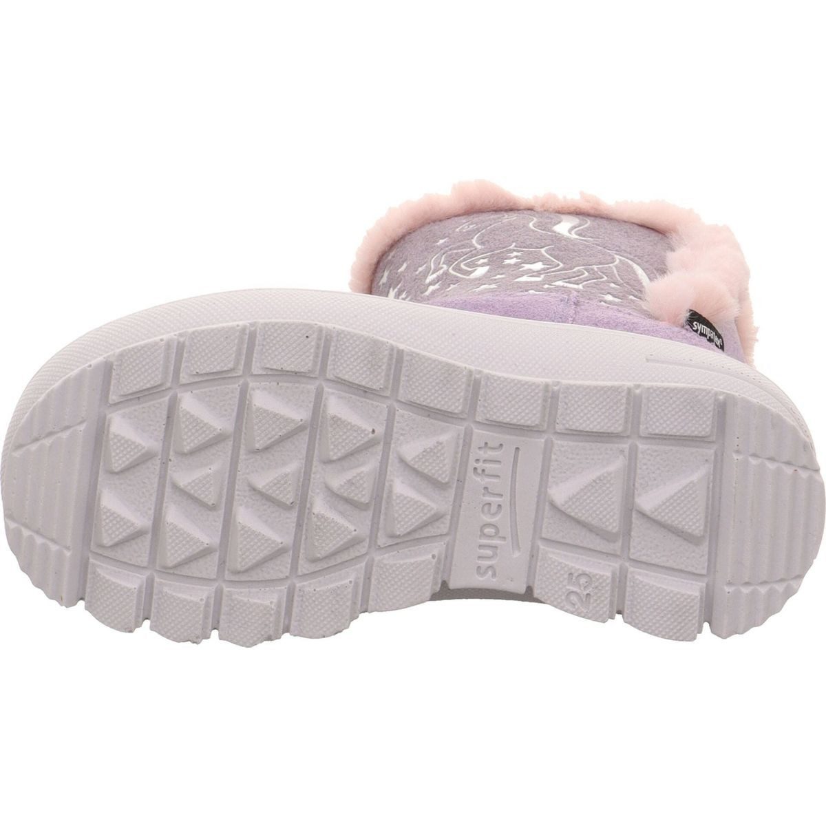 Superfit Flavia Winterstiefel Eleganter Winterstiefel mit Plüschkragen, wasserdichtem Veloursleder