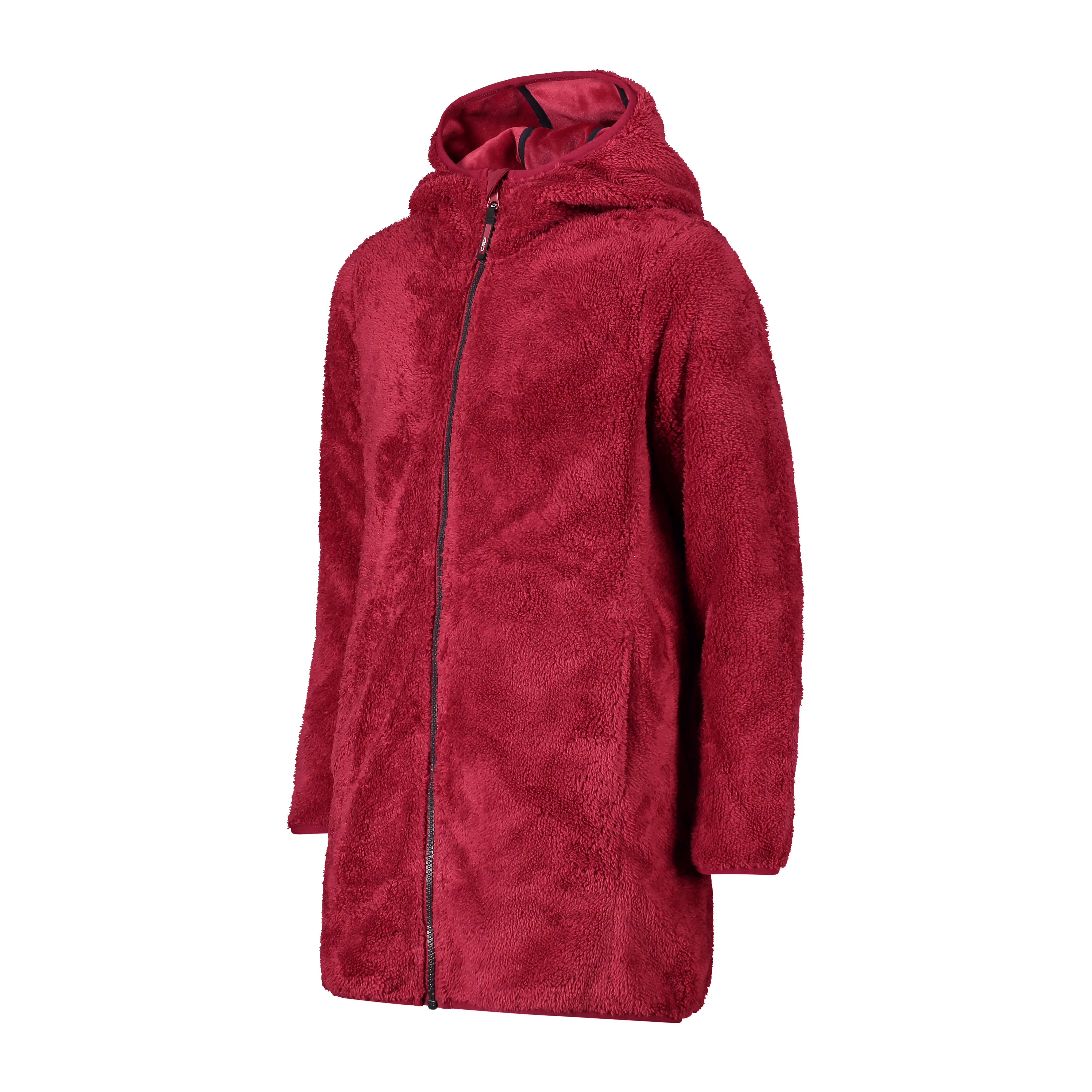 CMP Wintermantel CMP Mädchen Fleece Parka Kid G Fix Hood 33P2125