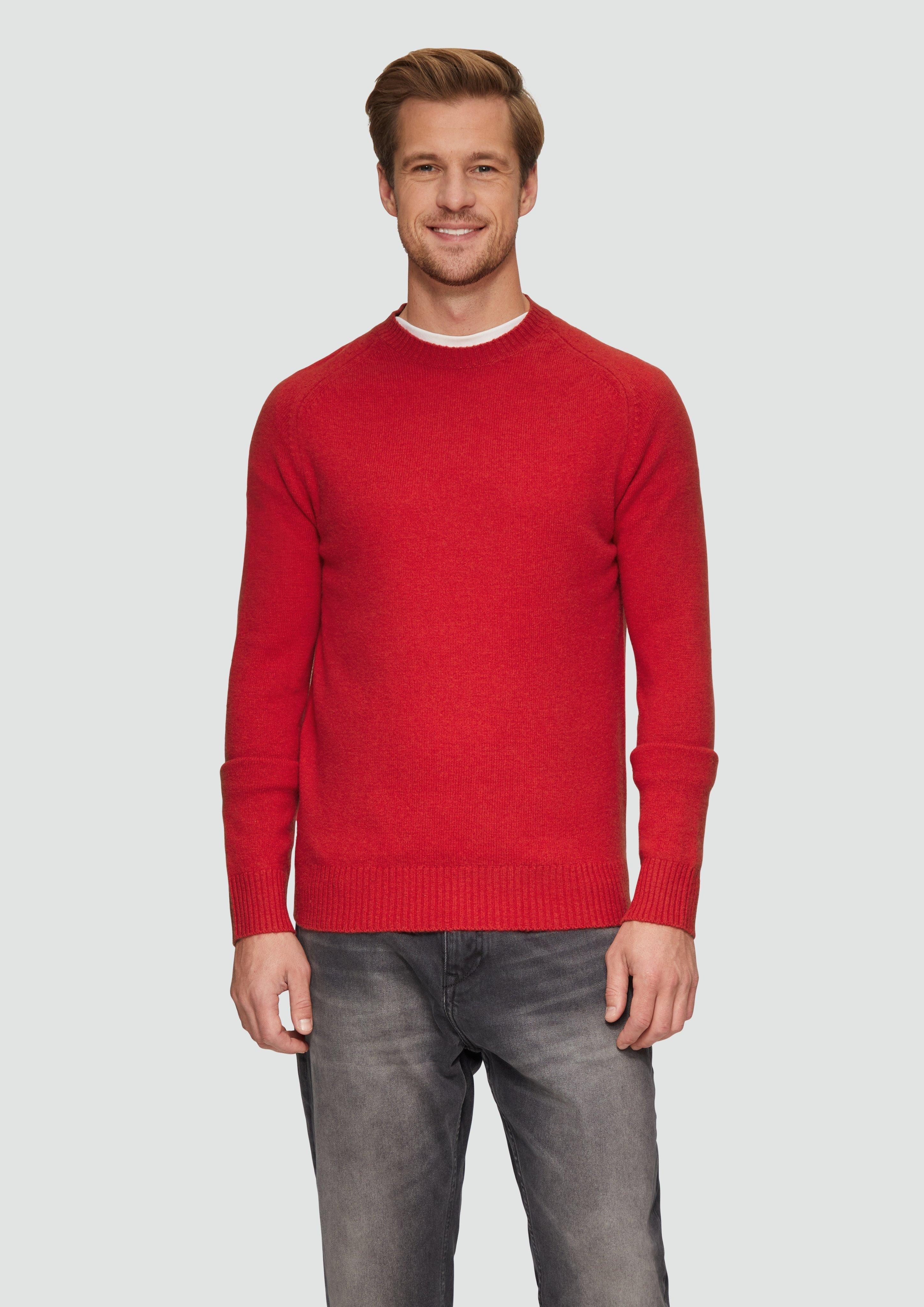s.Oliver Strickpullover Strickpullover aus reiner Wolle günstig online kaufen