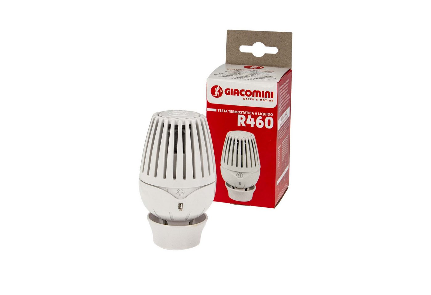 Giacomini S.p.A. Heizkörperthermostat Thermostatkopf R460, mit Patentbefestigung