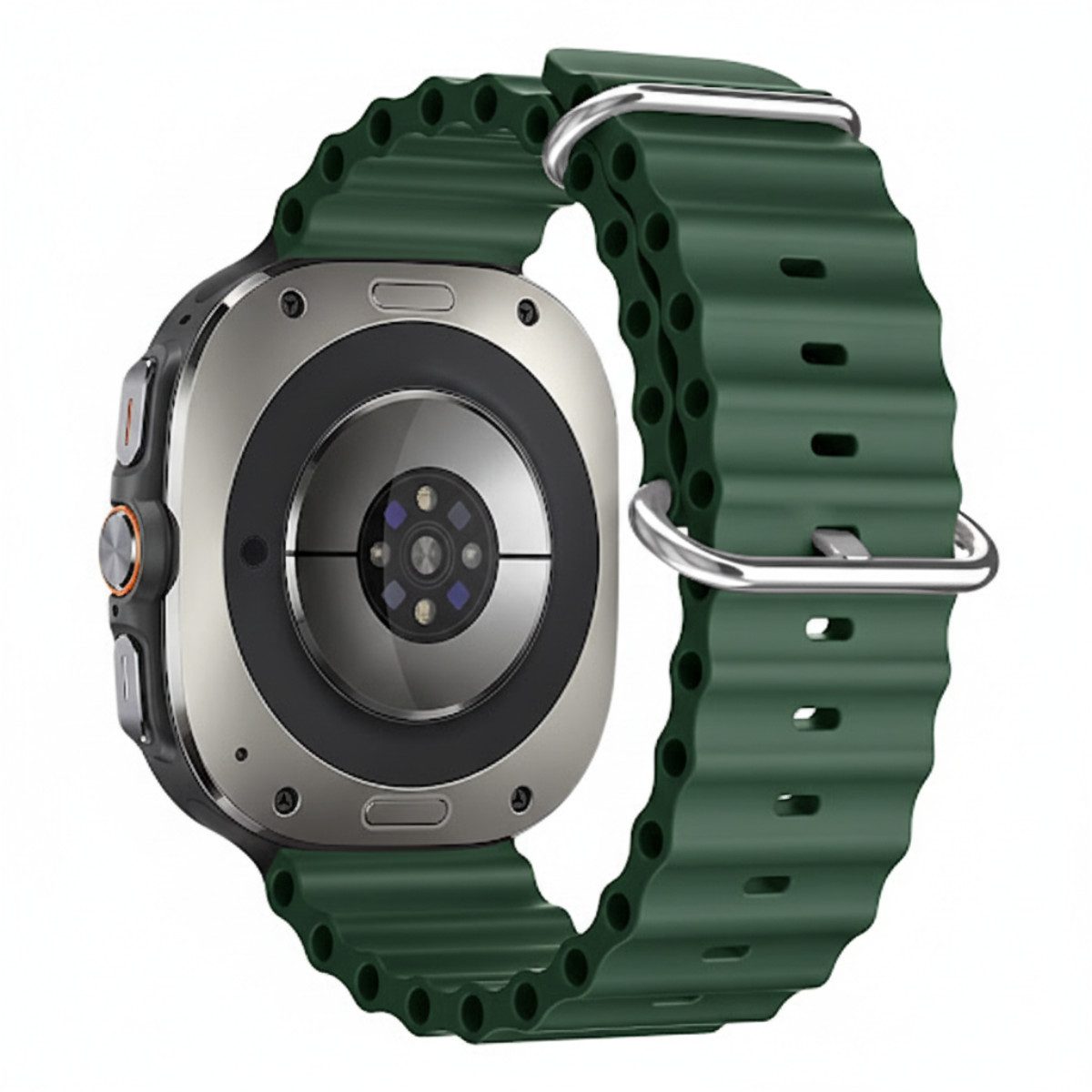 Ventarent Smartwatch-Armband Apple Watch Ultra Ocean Armband Band 42mm/44mm/45mm/46mm/49mm, Silikon Armband Band für Apple Watch Ultra 1 2 und 3 – Bild 5 von 5