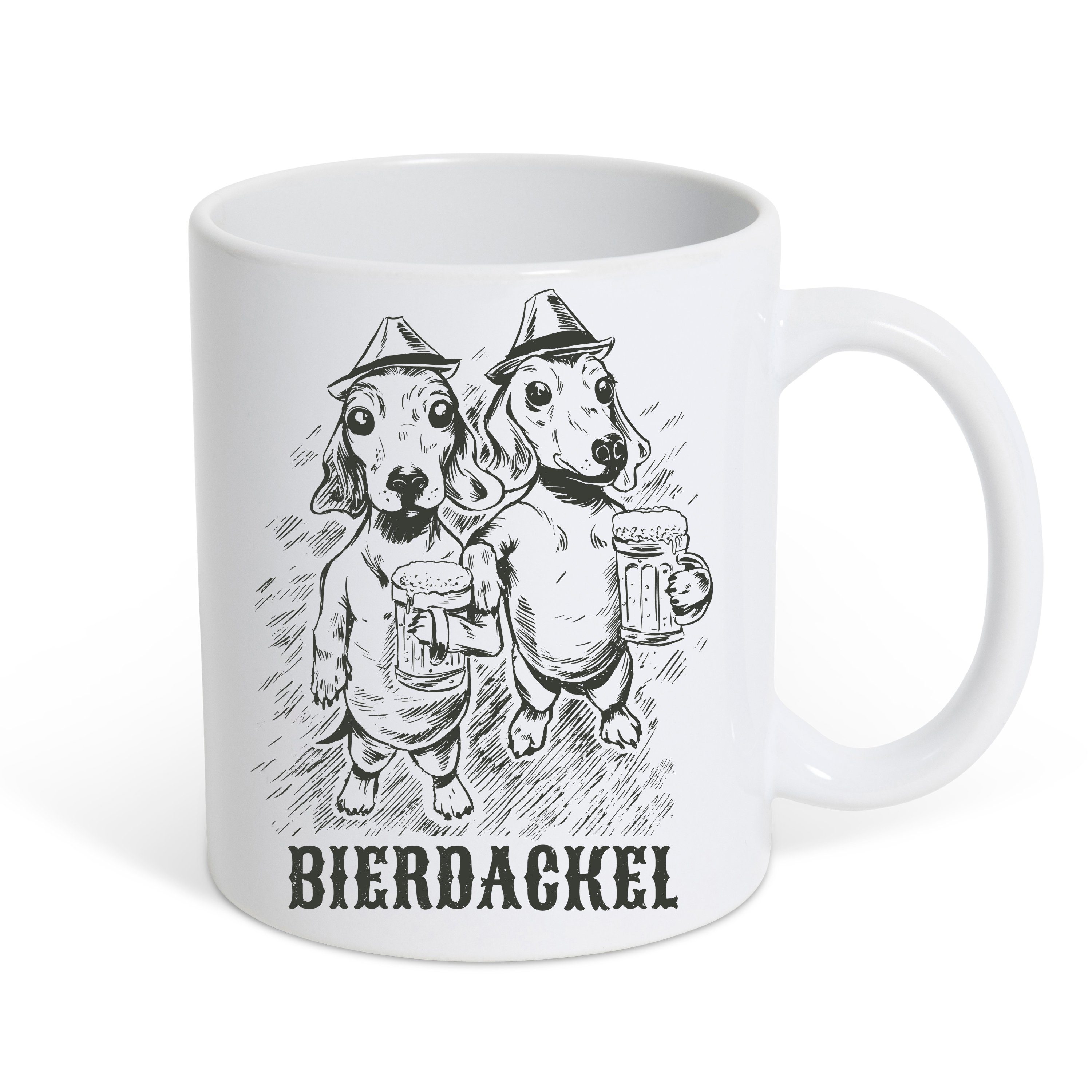 Tasse Bierdackel Kaffeetasse Geschenk