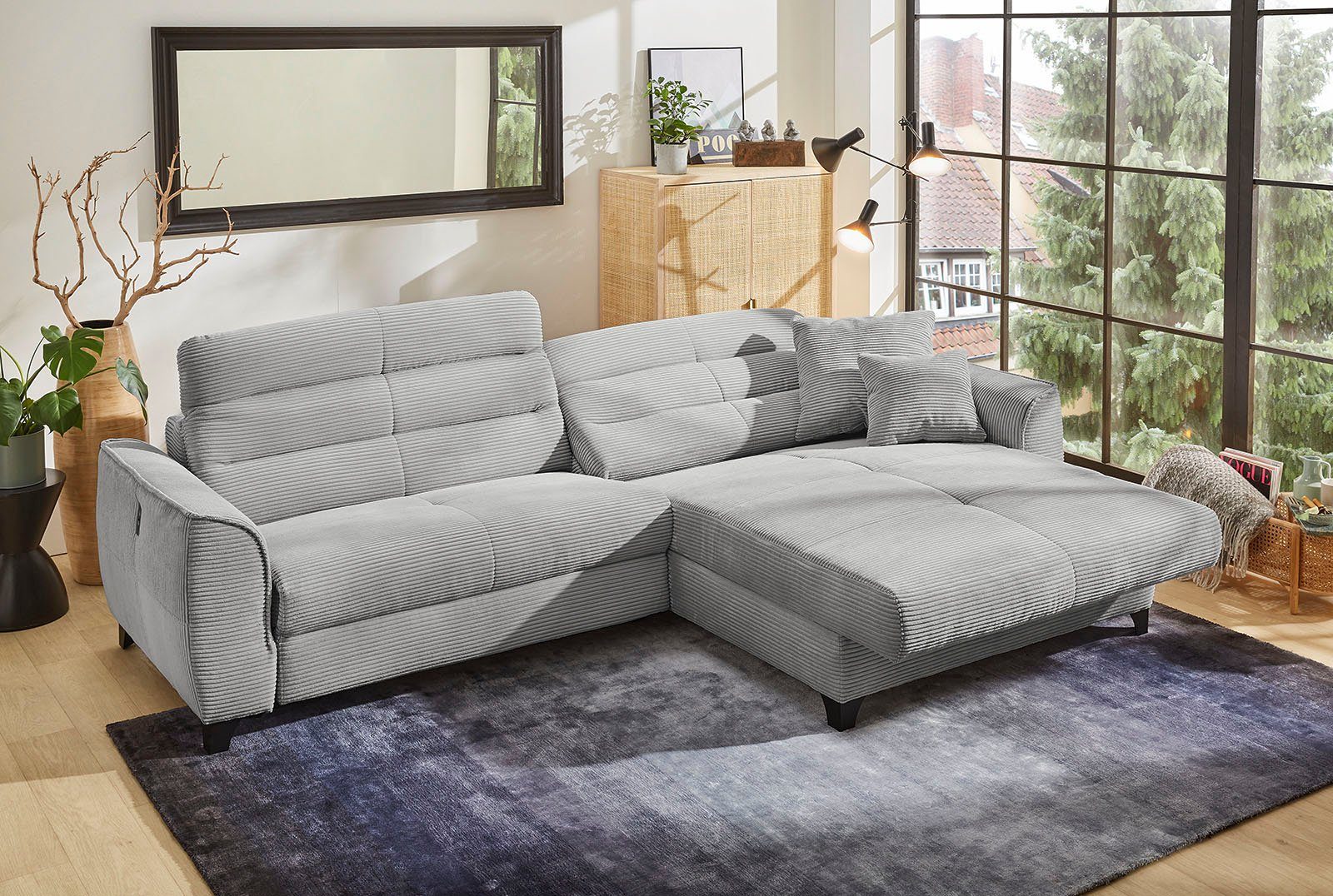 Ecksofa One, Double breiten, elektromotorischen 120cm Gruppe Relaxfunktionen Jockenhöfer 2x mit