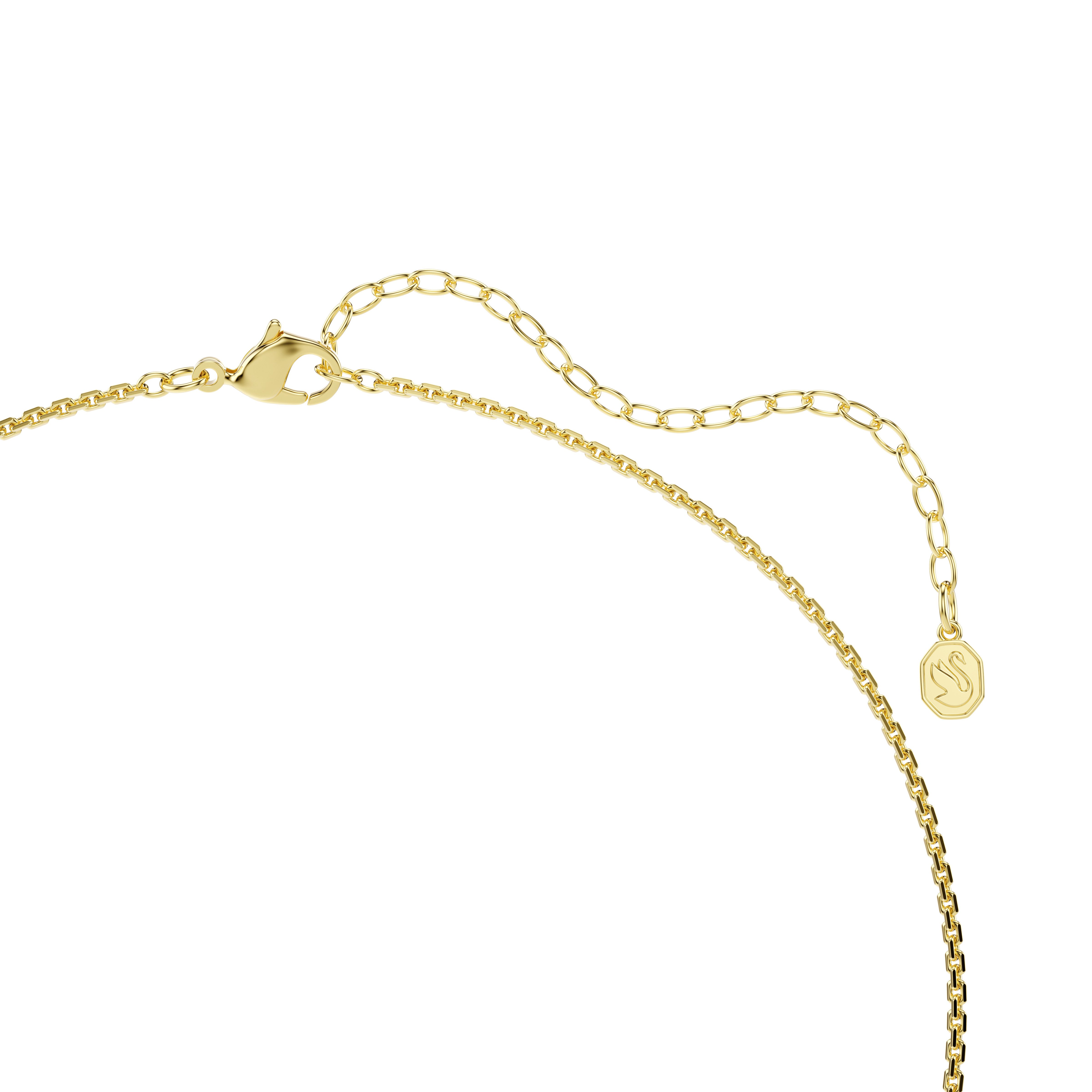 Swarovski Kette mit Anhänger Schmuck Geschenk Hyperbola Halskette, mit Swarovski® Kristall, Zirkonia (synth)