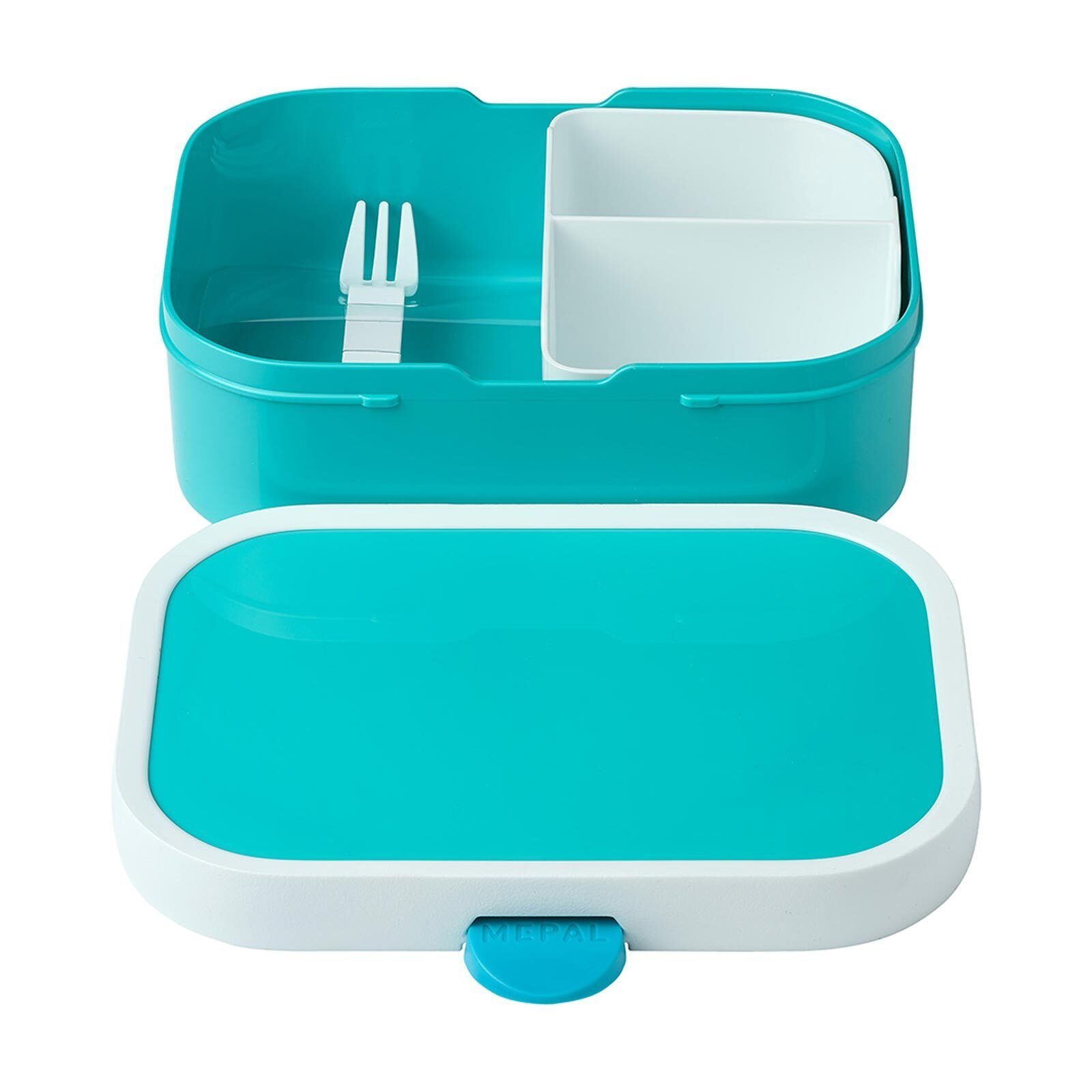 Mepal Lunchbox Campus (2-tlg), Brotdosen ml & 700 (ABS), Spülmaschinengeeignet Blau Set, Einsatz Türkis Acrylnitril-Butadien-Styrol 2er mit