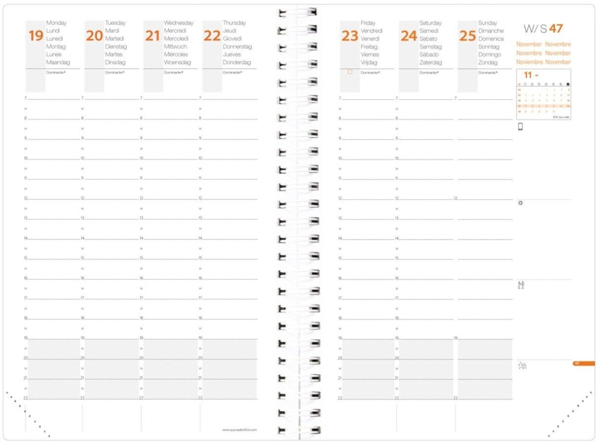 Buchkalender Terminkalender Time & Life Pocket 10x15cm Perlmutt rosa 2026