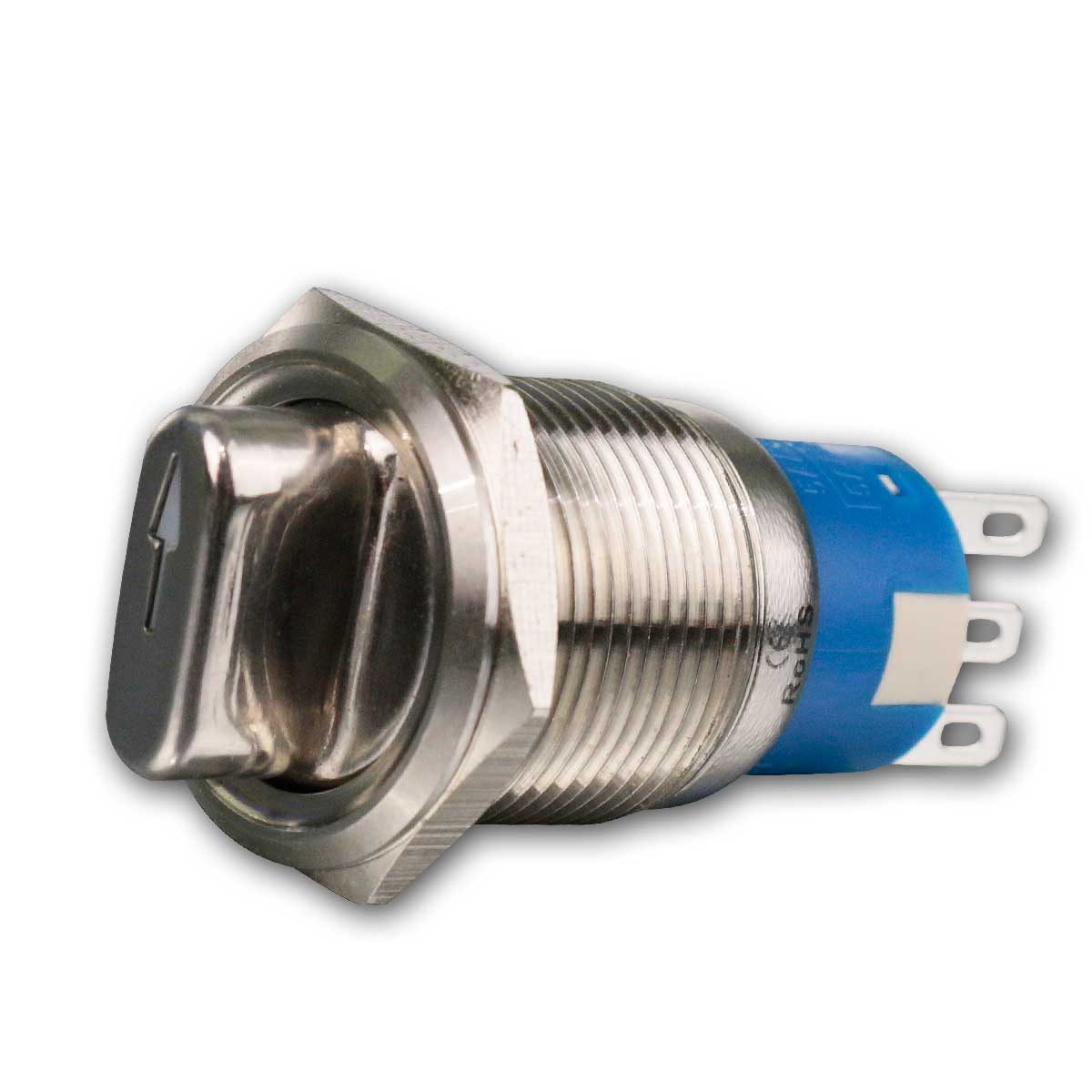 Sintron Schalter Drehschalter, 1-polig, 250V- 3A, Ø19mm, IP50