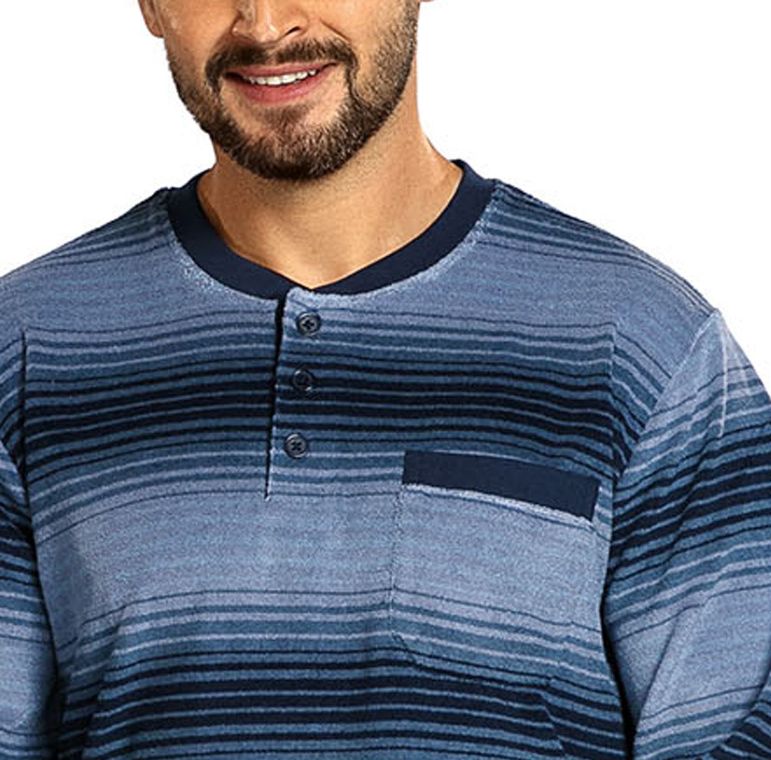 Comte Schlafanzug Gentle Frost (Set, 2 tlg., 2-teilig) Herren Pyjama lang L günstig online kaufen