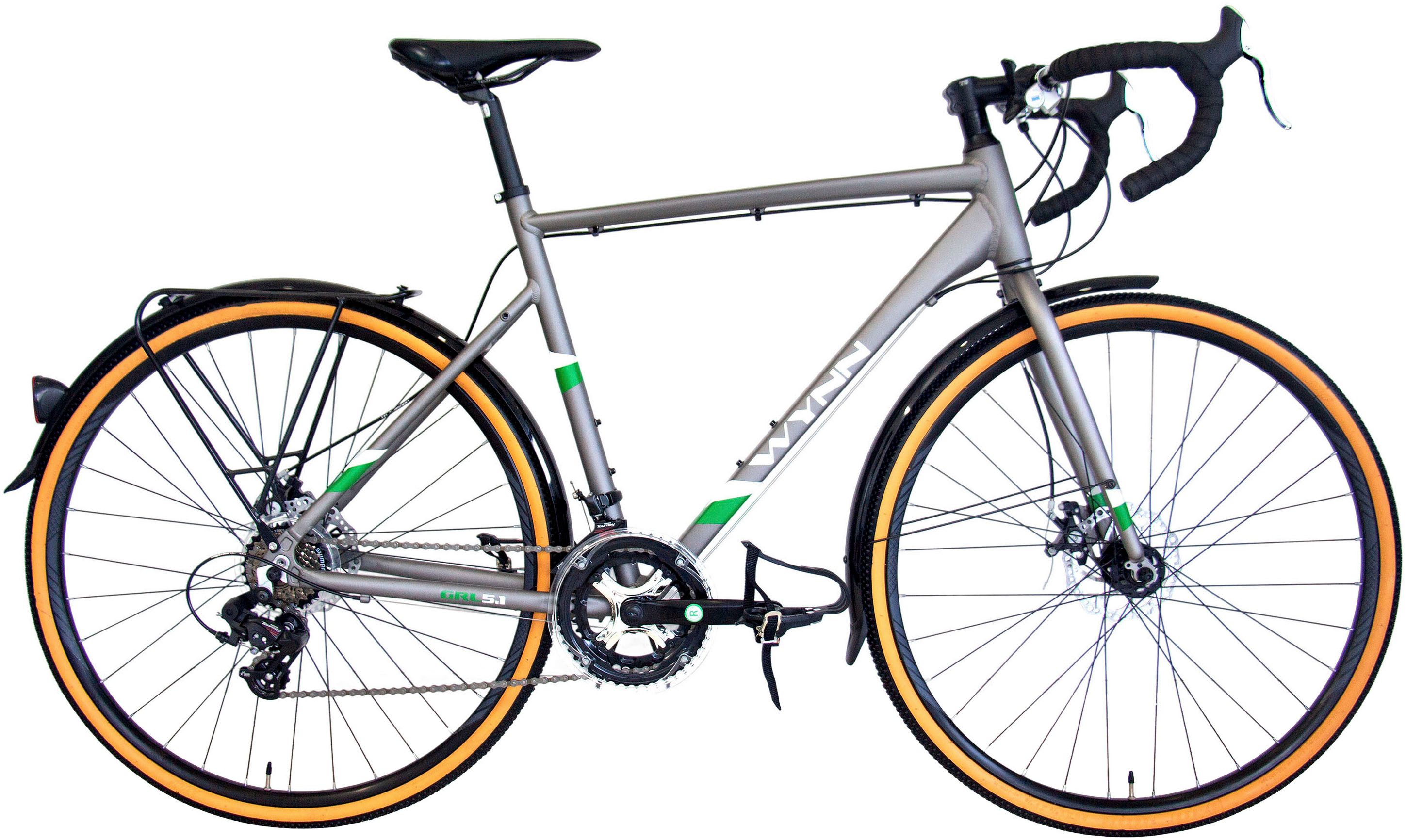 WYNN Gravelbike GRL5.1, 14 Gang Shimano Tourney Schaltwerk, Kettenschaltung