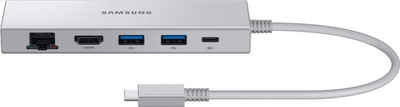 Samsung Multiport Adapter EE-P5400 Adapter zu HDMI, RJ-45 (Ethernet), USB 3.0 Typ A, USB Typ C, 20 cm