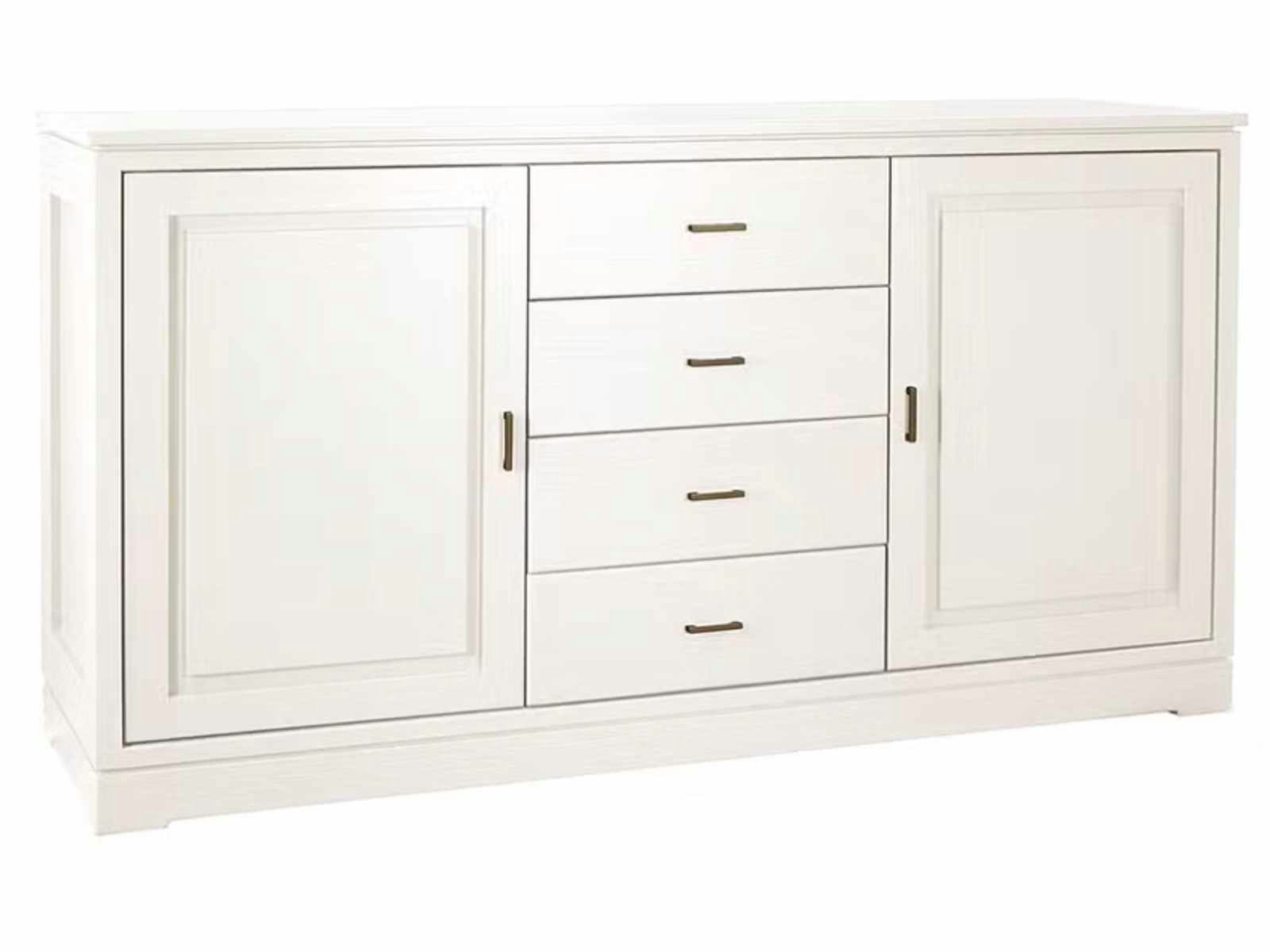 Casamia Sideboard Sideboard Casaventi 2-türig mit 4 Schubladen Pinie Massivholz