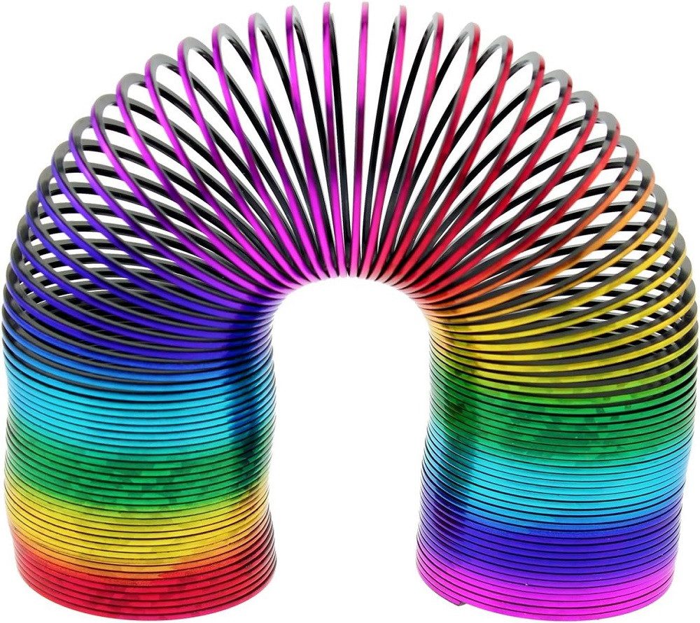 LG Designs Motorikschleife Regenbogenspirale Einhorn Metallic Glitzer, (2-t günstig online kaufen