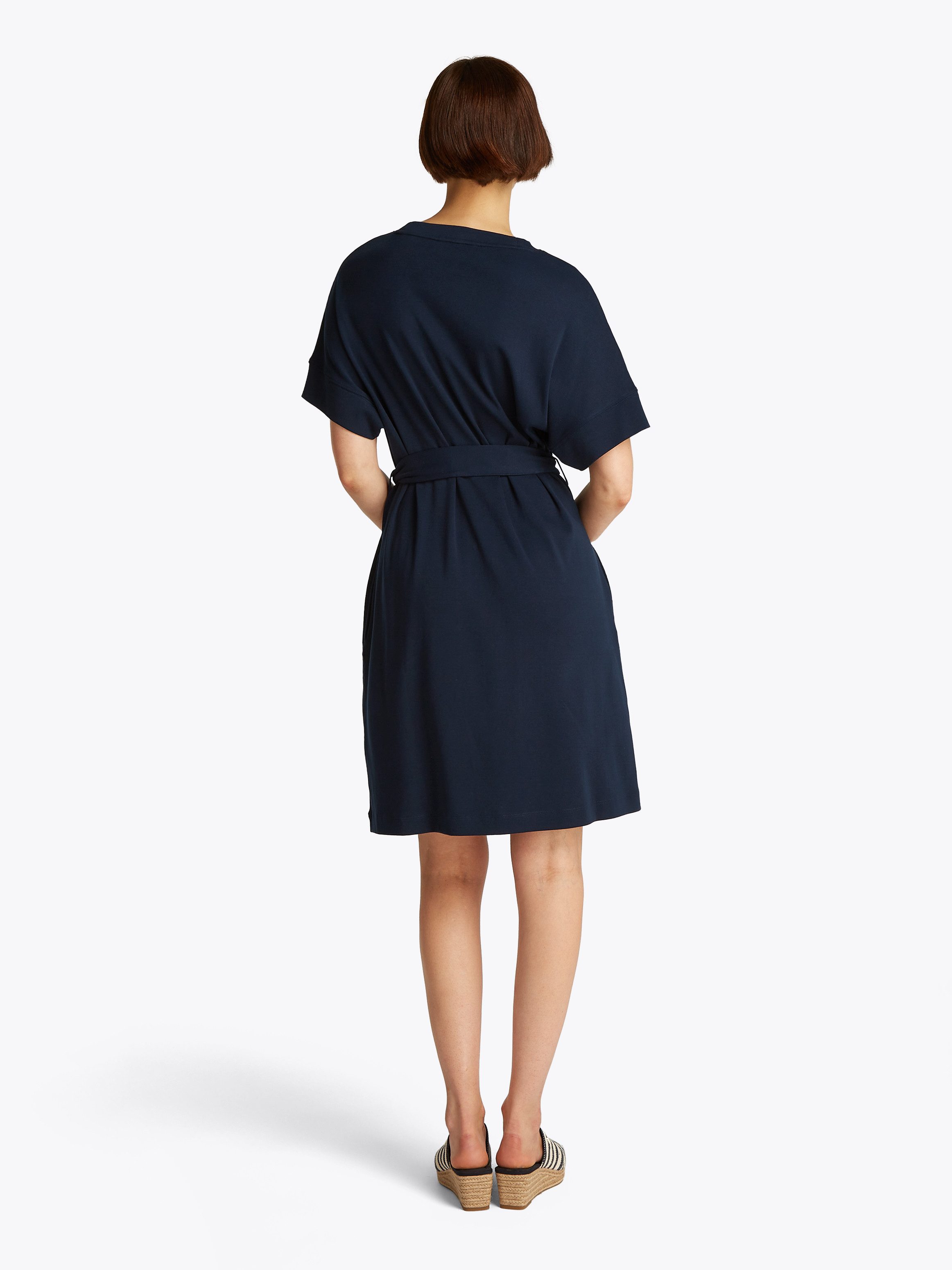 Tommy Hilfiger Blusenkleid MODERN CODY DRESS mit Logostickerei günstig online kaufen