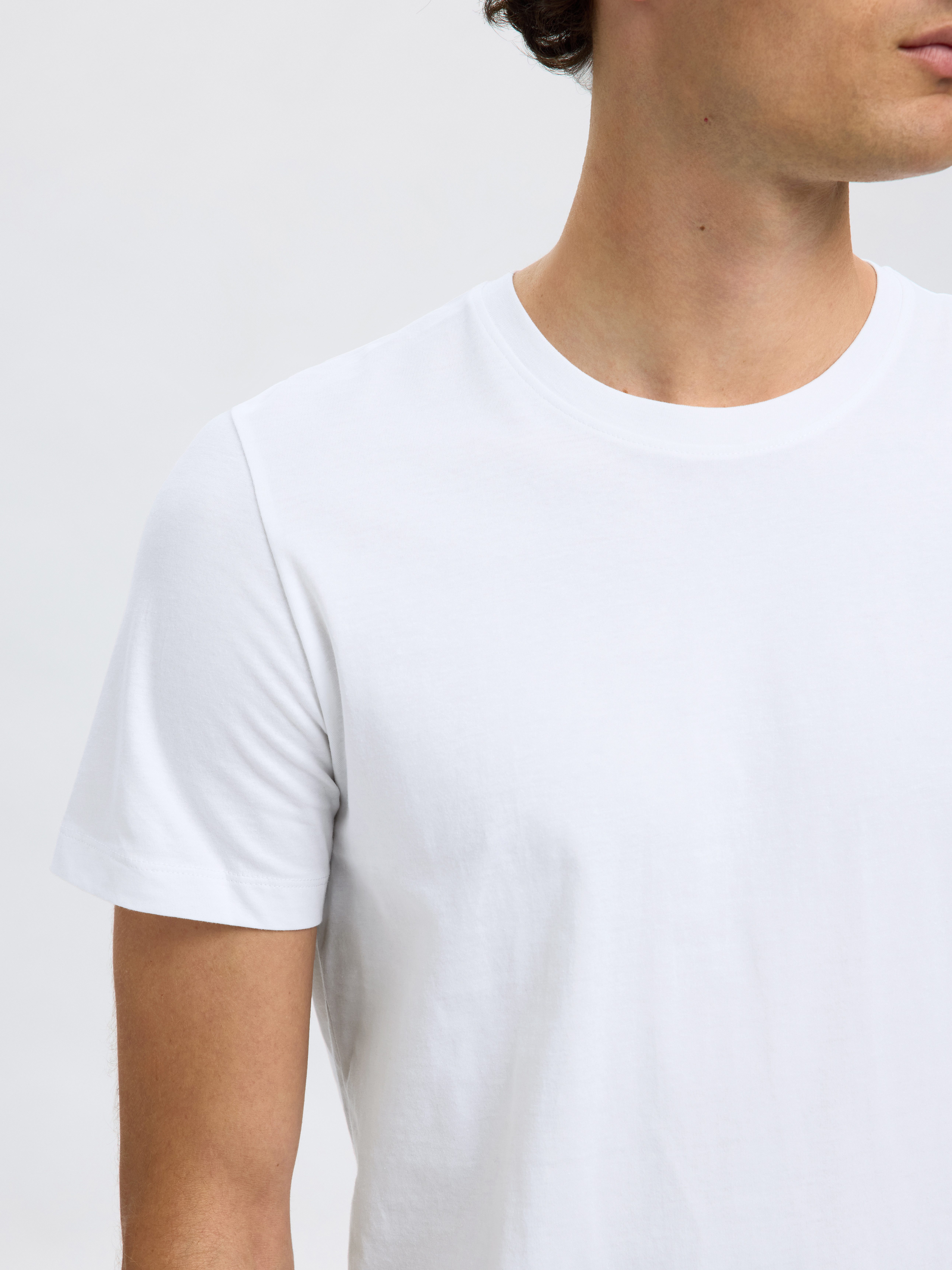 Selected Rundhalsshirt SLHCORMAC SS O-NECK TEE 5 PACK NOOS (Packung, 5-tlg)