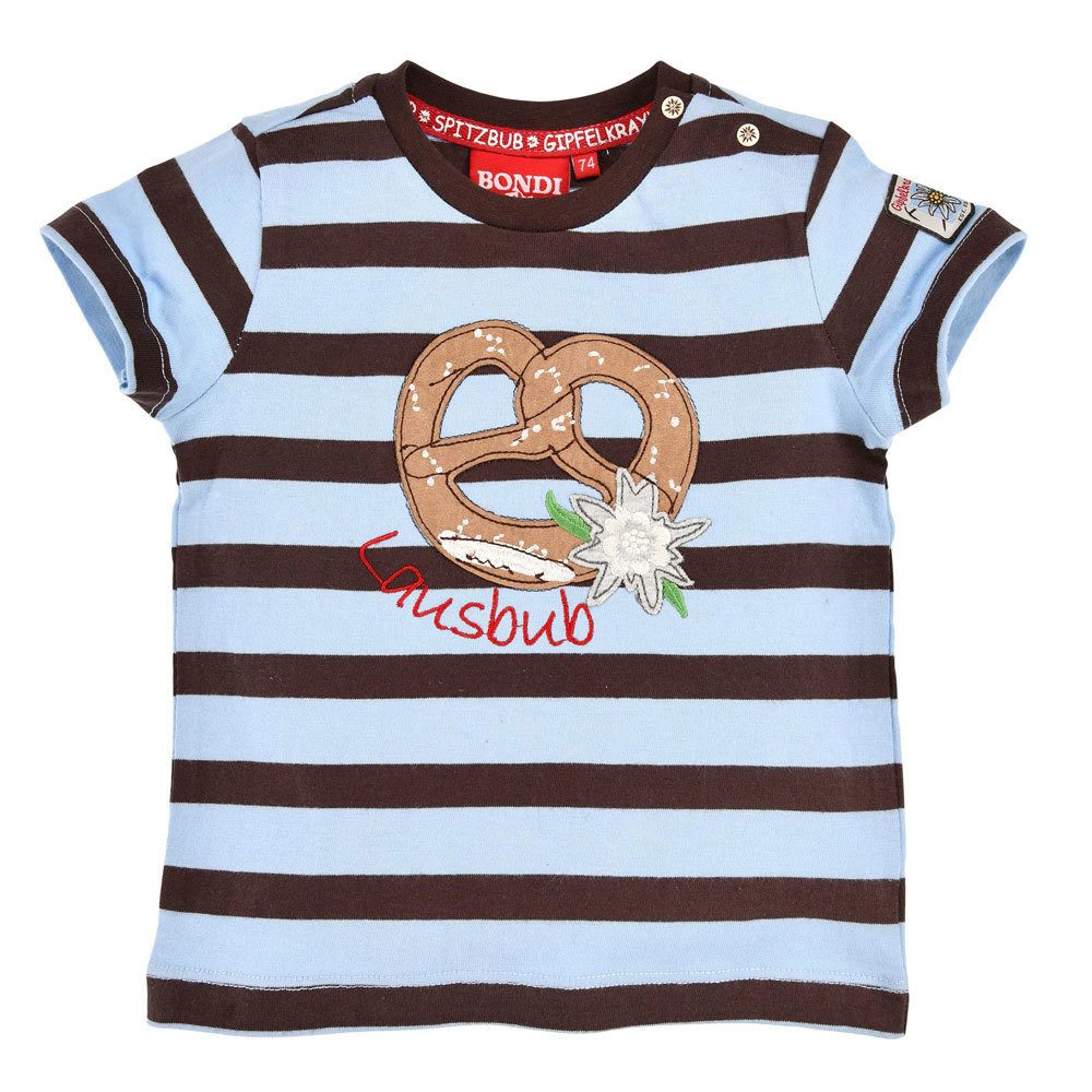 BONDI T-Shirt BONDI Jungen T-Shirt 'Lausbub' mit Brezel 91370