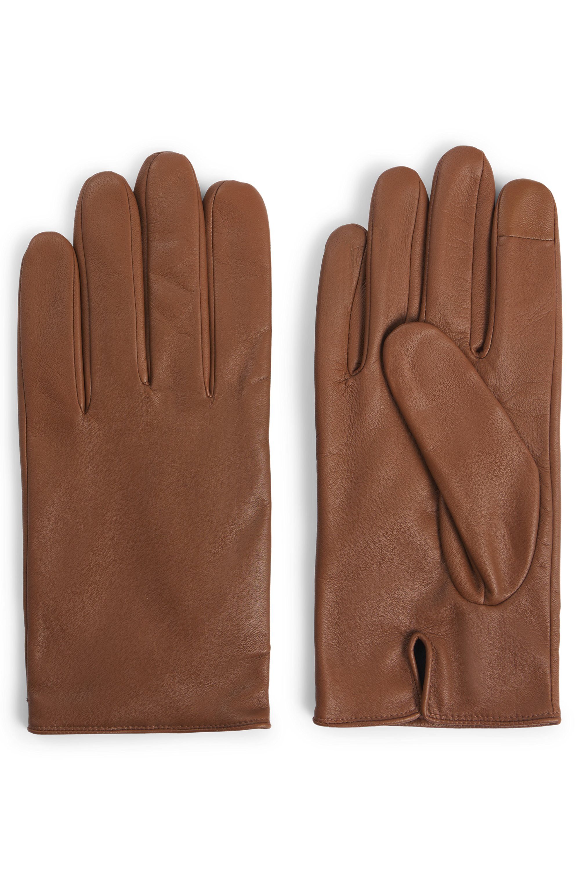 BOSS ORANGE Lederhandschuhe Glove mit Touch günstig online kaufen