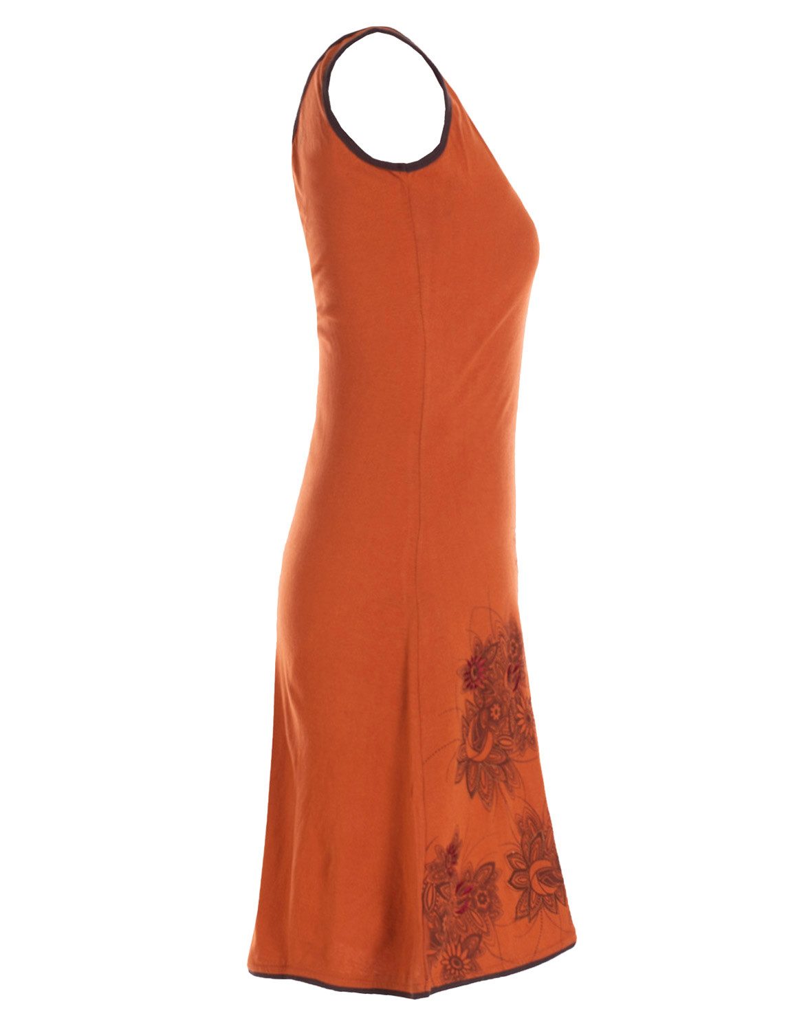 Vishes Tunikakleid Damen Longshirt-Kleid Sommer Mini-Kleid Tunika-Kleid Shirtkleid Boho, Goa, Hippie Style