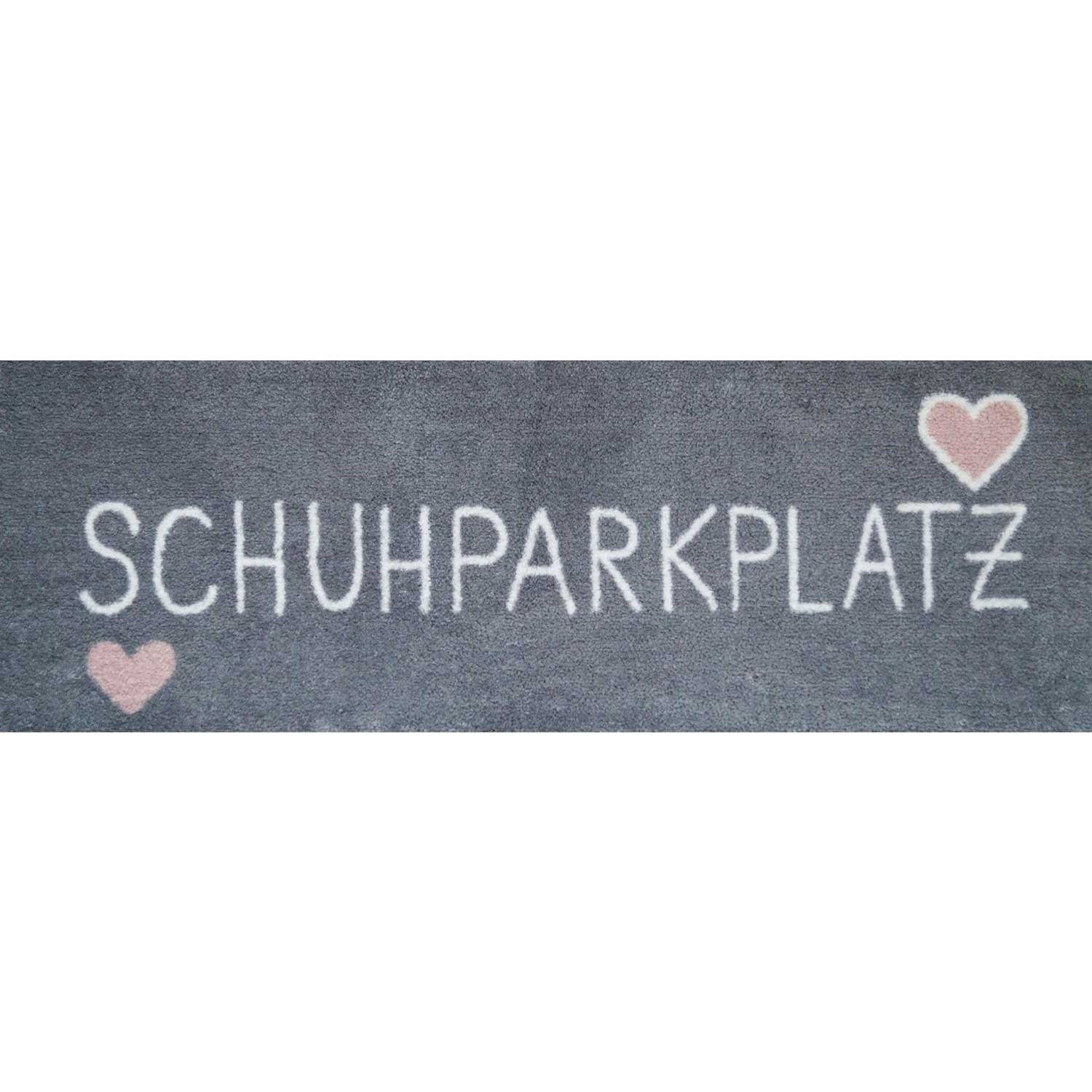 Akzente Feel Fußmatte Läufer klein 35x100 Schuhparkplatz grau, Läufer klein günstig online kaufen