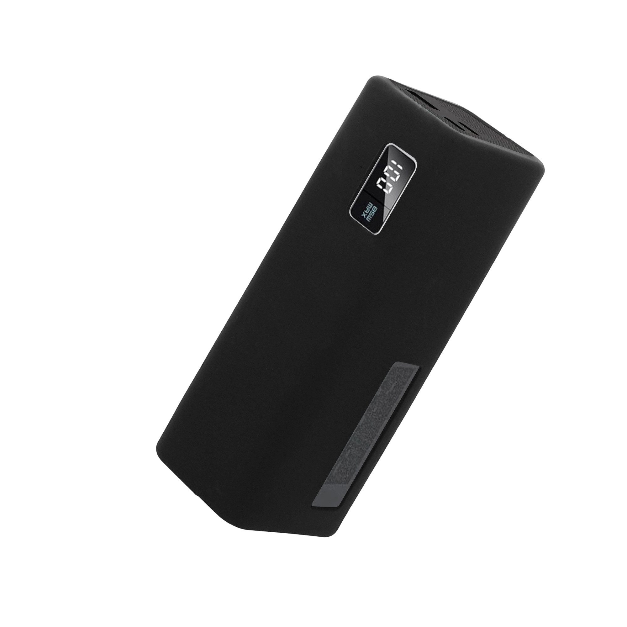 kwmobile Smartphone-Hülle Silikon Hülle für CUKTECH Power Bank 20000mAh (PB200) Case, Powerbank Hülle für unterwegs - Tasche für Power Bank - Schwarz
