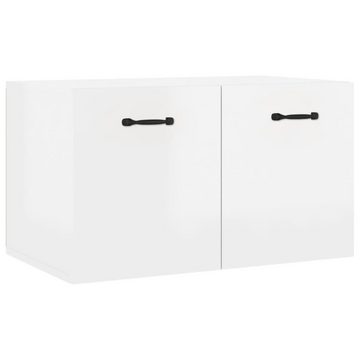 vidaXL Hängeschrank Wandschrank Hochglanz-Weiß 60x36,5x35 cm Holzwerkstoff (1-St)