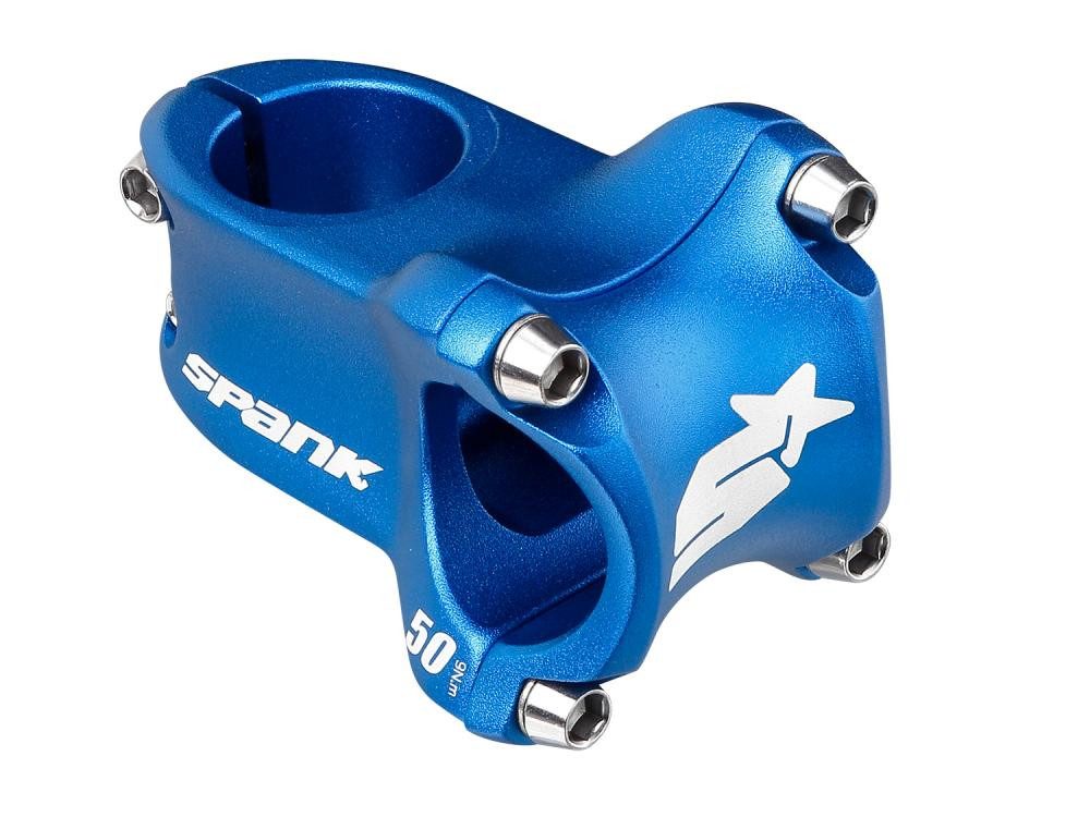 SPANK Fahrradlenker Spank Spike Race 2.0 Vorbau 31.8mm shotpeen blue 35