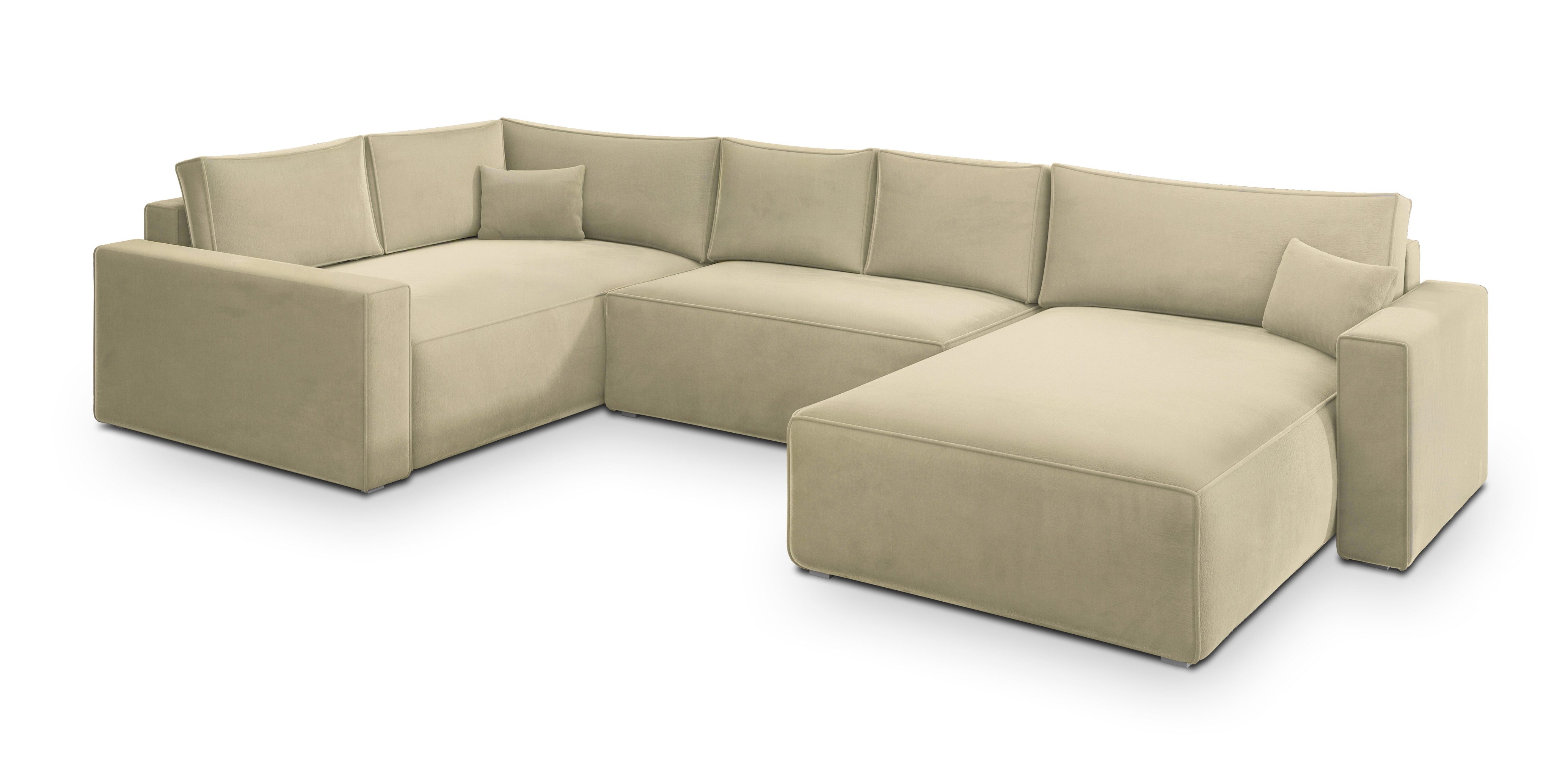 Masseno Ecksofa VELAMI mit Schlaffunktion U-Form, günstig online kaufen