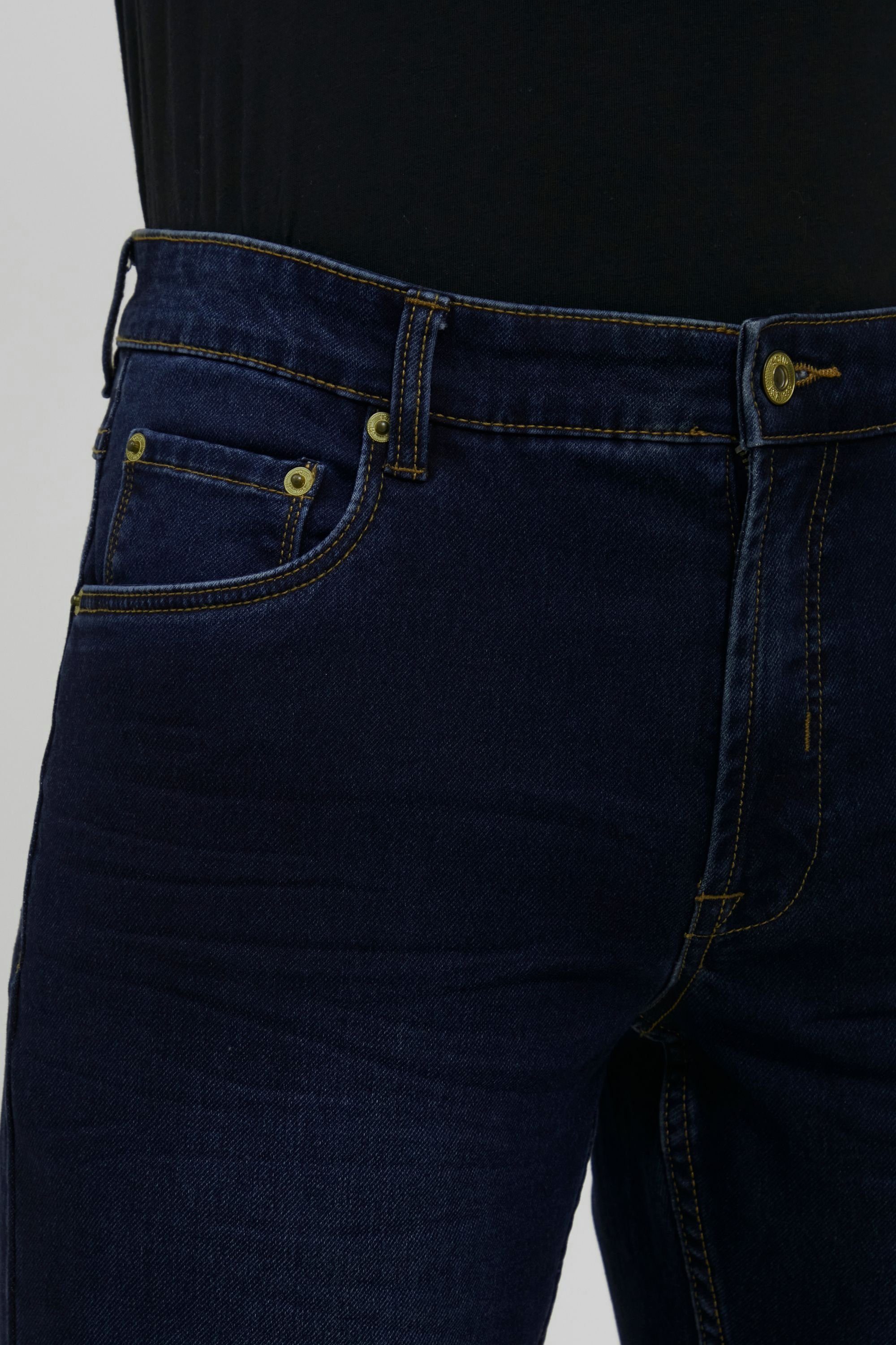 (700031) Dark 21105840 Joy !Solid SDTulio blue Hybrid denim 5-Pocket-Jeans