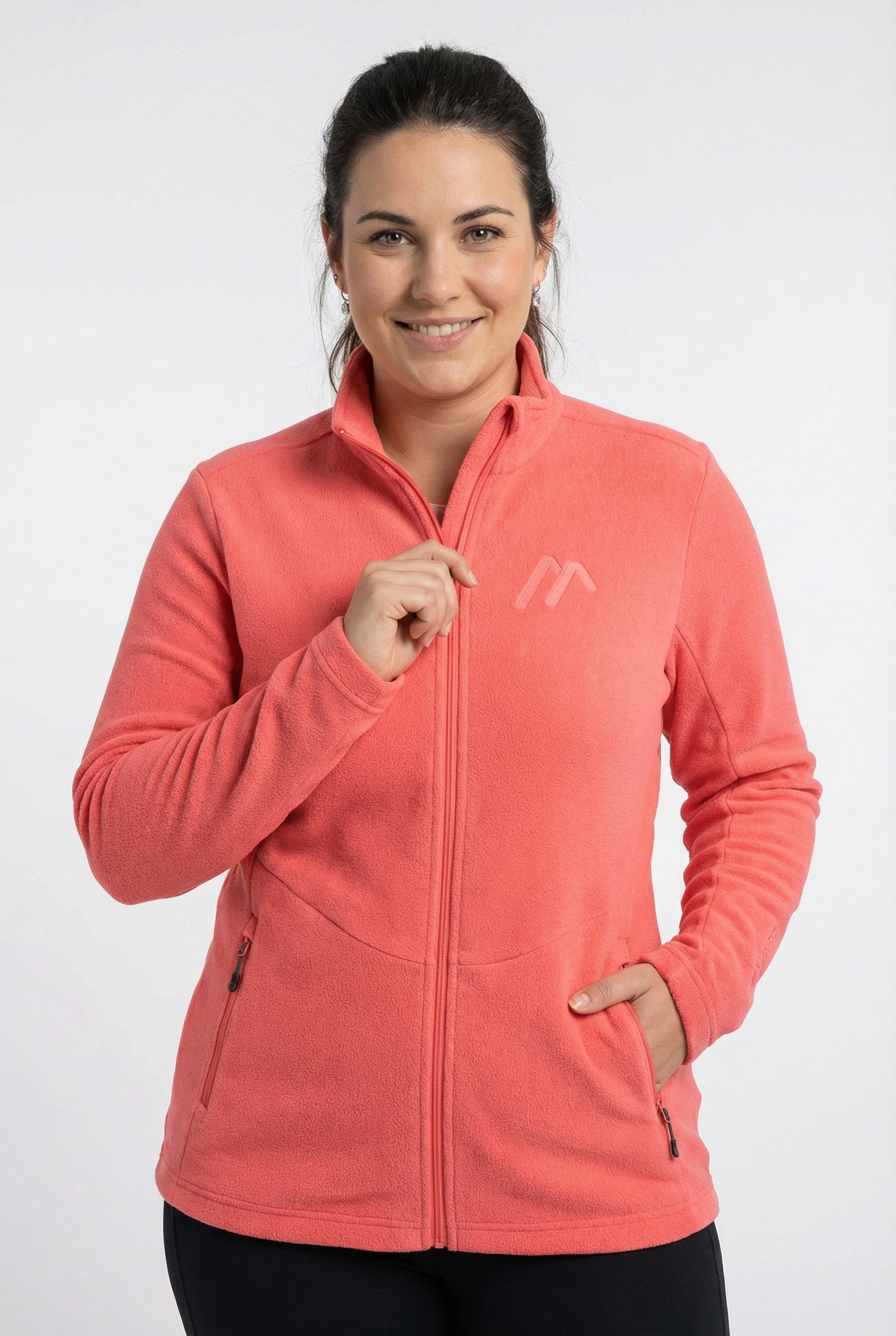 Maier Sports Fleecejacke DA-MIDLAYERJACKE DENISE JACKET W für Sport- und Outdoormode, aus pflegeleichtem Material
