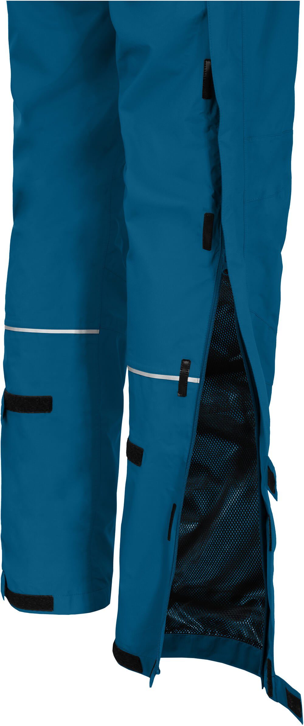 Herren Regenhose, Bergson 12000 MITCHELL Wassersäule, Regenhose Langgrößen, Netzfutter, blau Saphir mm