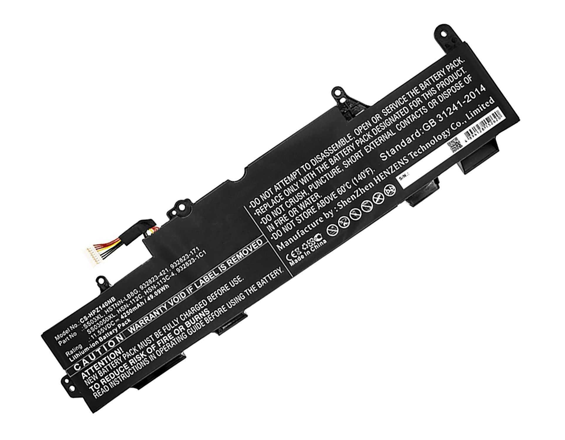 Akku kompatibel mit HP ZBook 14u G5 Akku
