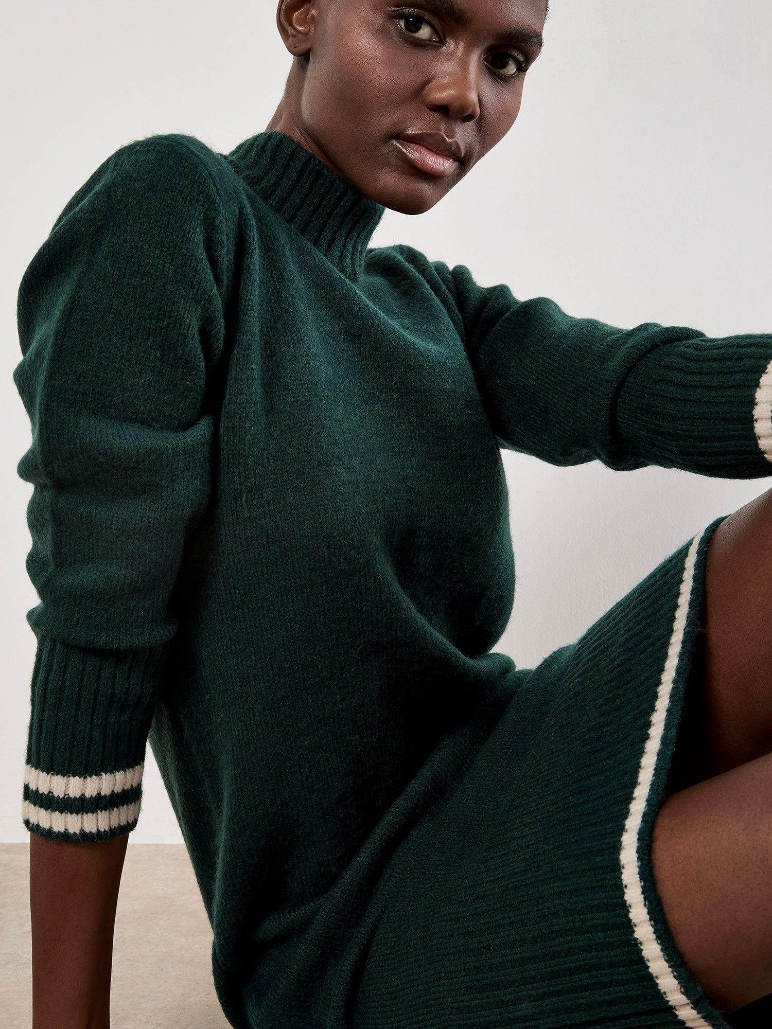 Apricot Strickkleid günstig online kaufen