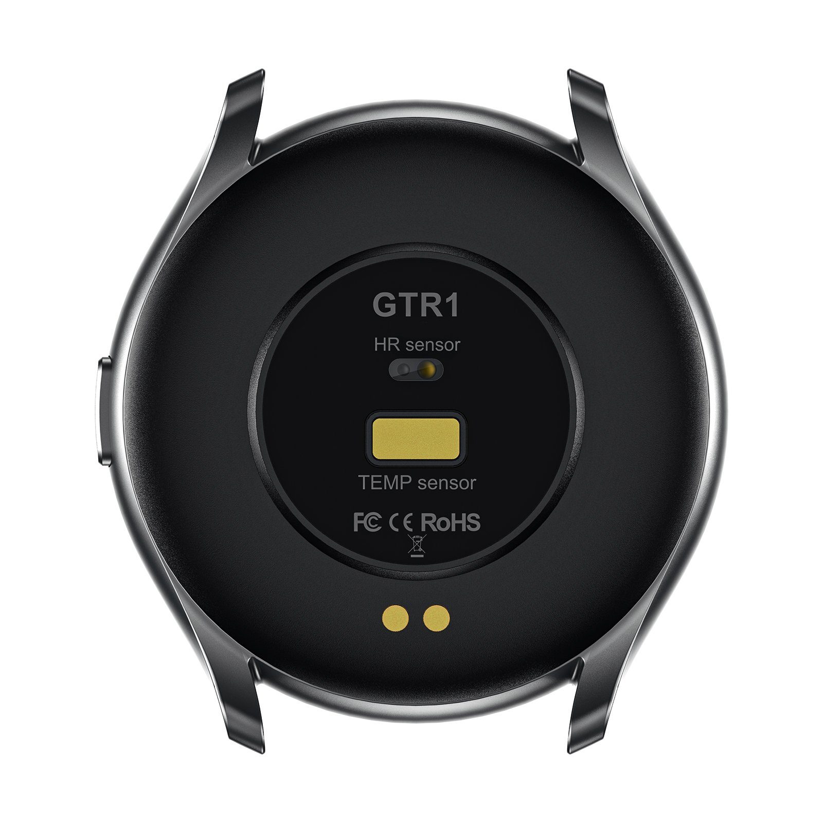 FELIXLEO Smartwatch-Armband GTR1 mit watch Telefonfunktion, Runden IP68 Wasserdicht Smartwatch