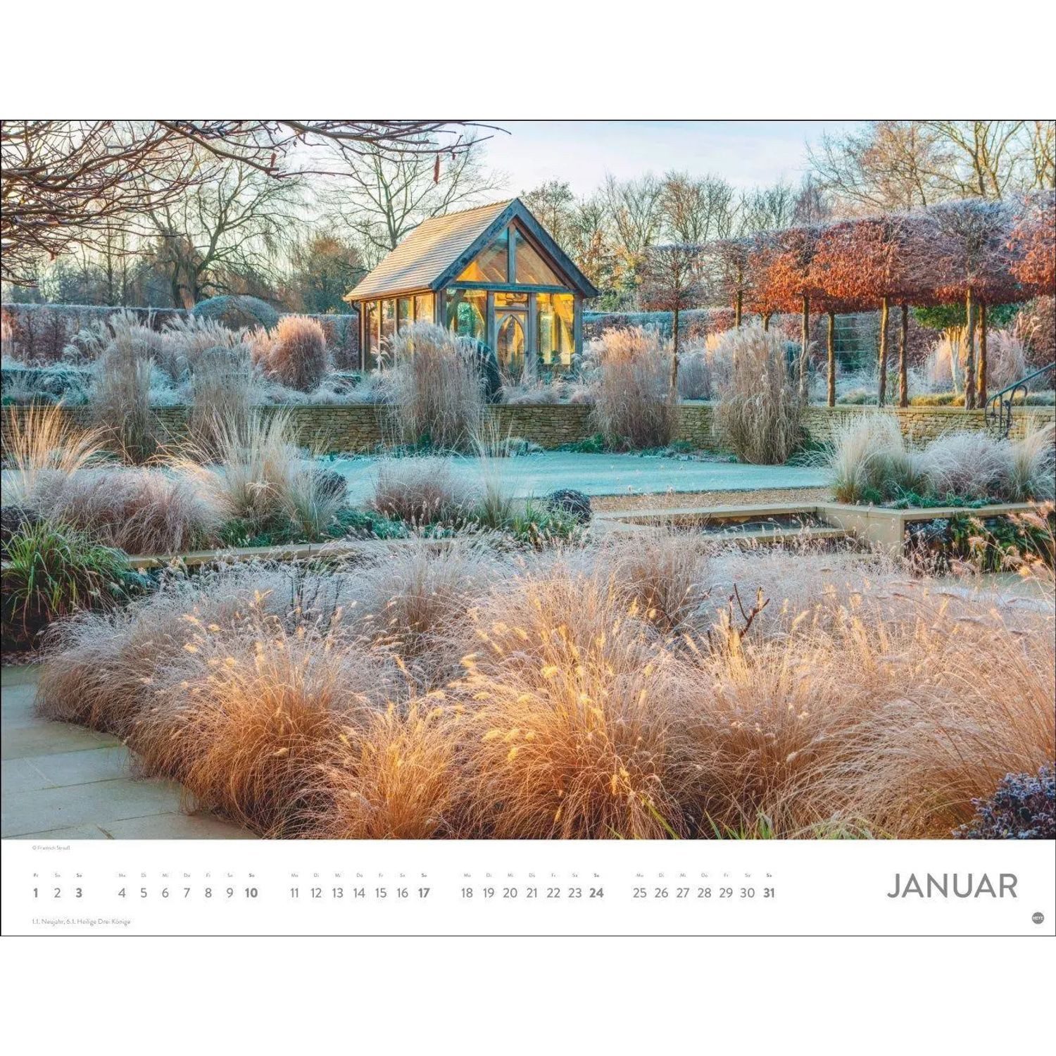 HEYE Wandkalender Gartenparadies Posterkalender 2027 – Bild 3 von 5