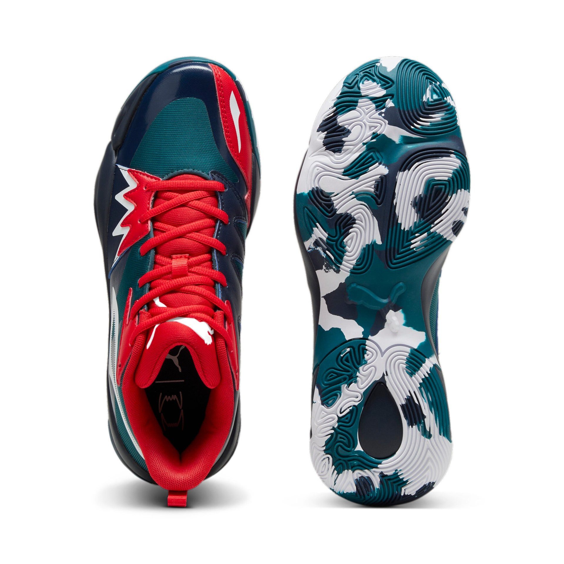 PUMA Hallen-Indoorschuhe Genetics Mid bunt Herren Badmintonschuh