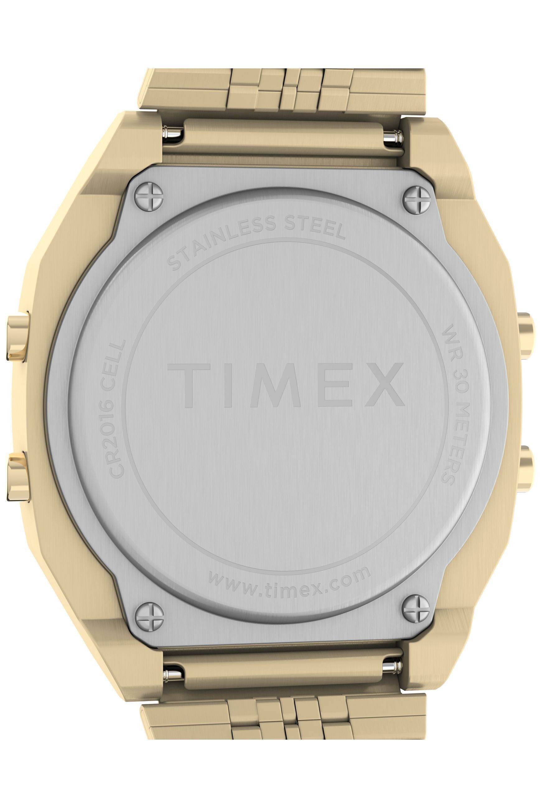 Timex Quarzuhr Timex T80 Steel, (1-tlg), Digitaluhr