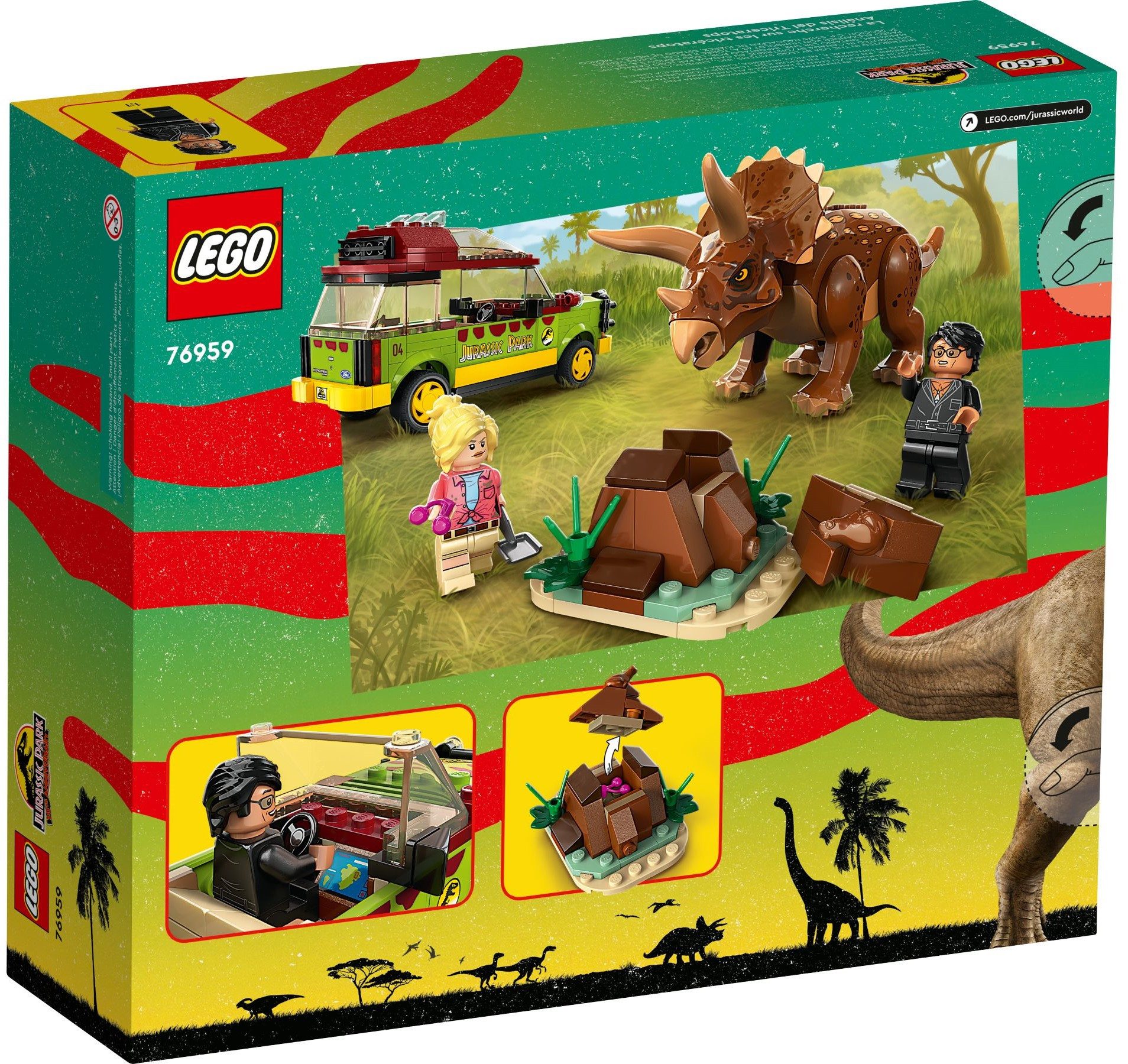 LEGO® LEGO® Jurassic World 76959 Triceratops-Forschung günstig online kaufen