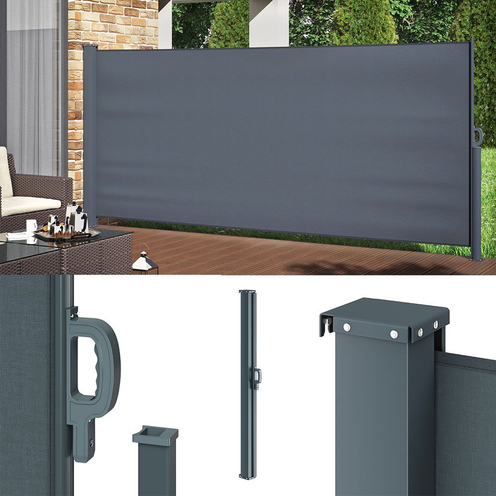 Thumbnail - OK-Living Seitenarmmarkise, Anthrazit, 350 x 160 cm