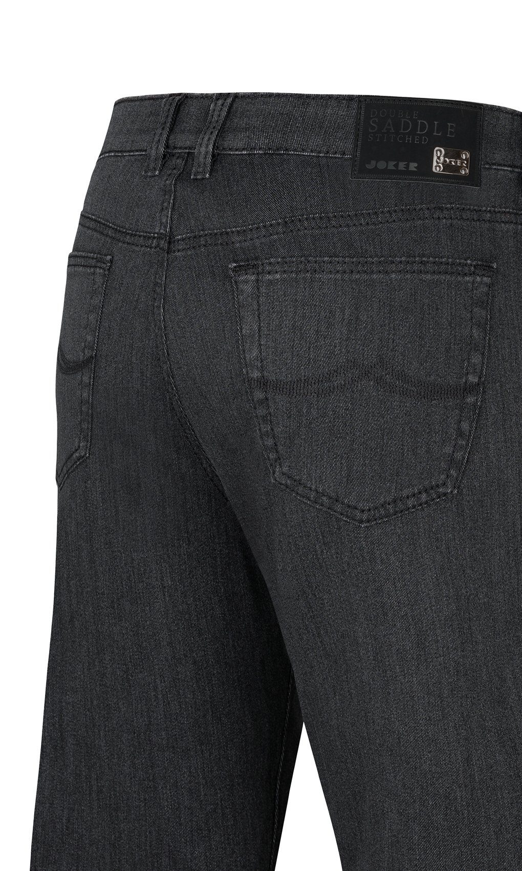 melange 5-Pocket-Jeans Wintercotton Joker Clark 1283590 anthrazit