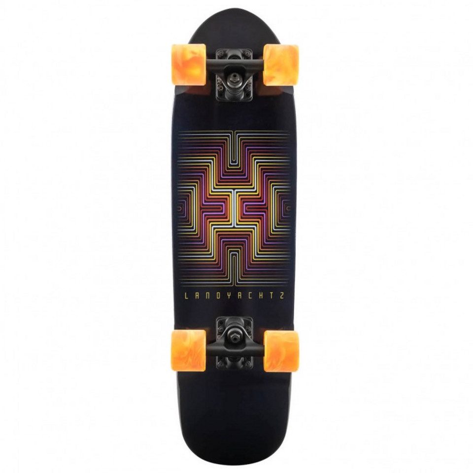 Skateboard Dinghy Classic Maze 29” Skateboard Cruiser Complete