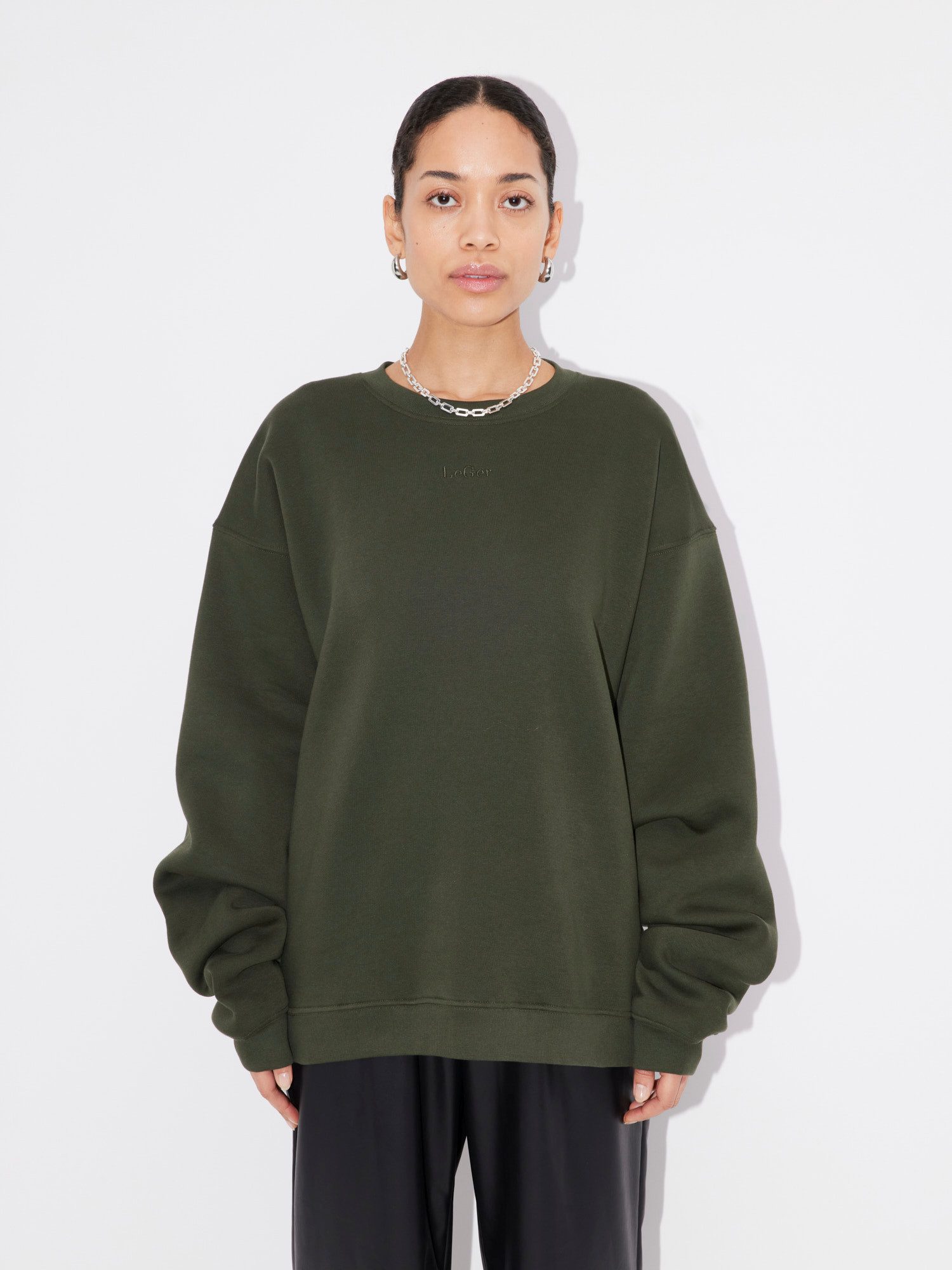 LeGer Sweatshirt Indra, LeGer by Lena Gercke Rundhals, lockere Passform günstig online kaufen