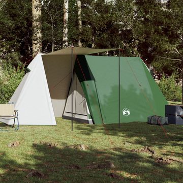vidaXL Kuppelzelt Zelt Campingzelt Familienzelt Freizeitzelt 3 Personen Grün 465x220x170