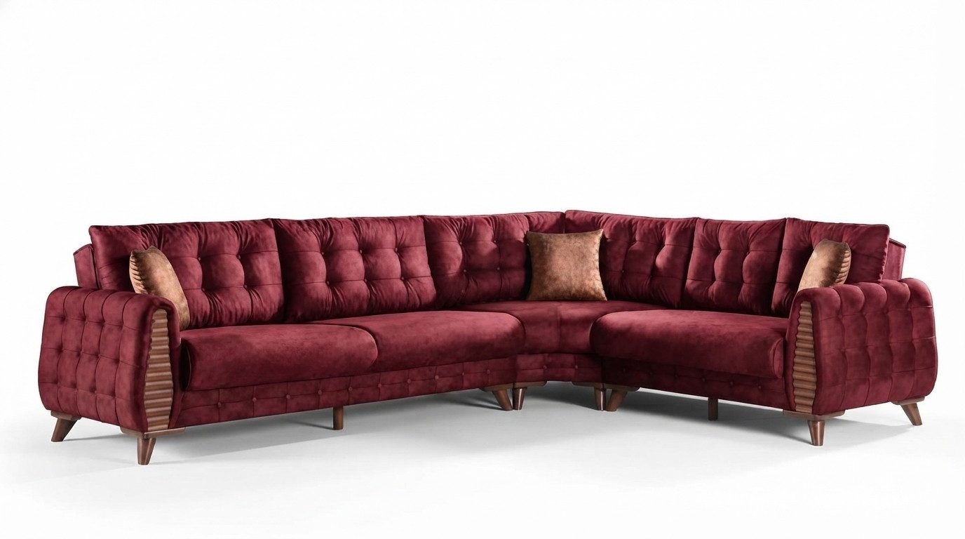 Xlmoebel Ecksofa Moderne Polsterecke in elegantem Design für gemütliche Abende, Ecksofa, Hergestellt in Europa